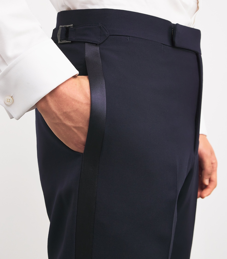 Wool 2-Piece Tuxedo NAVY Image 7