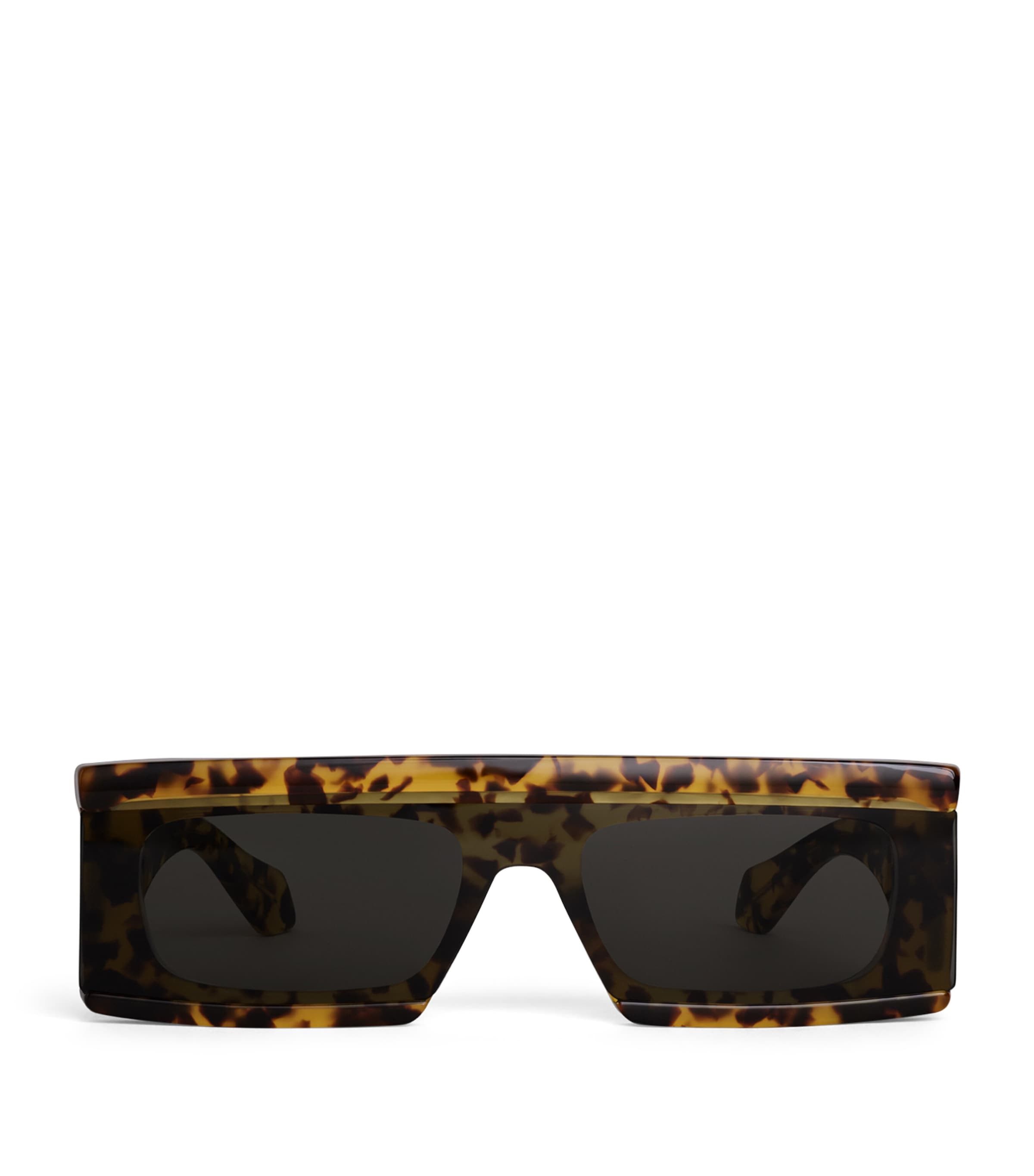 Alaïa Acetate Rectangular Mask Sunglasses Blanc Casse Image 1