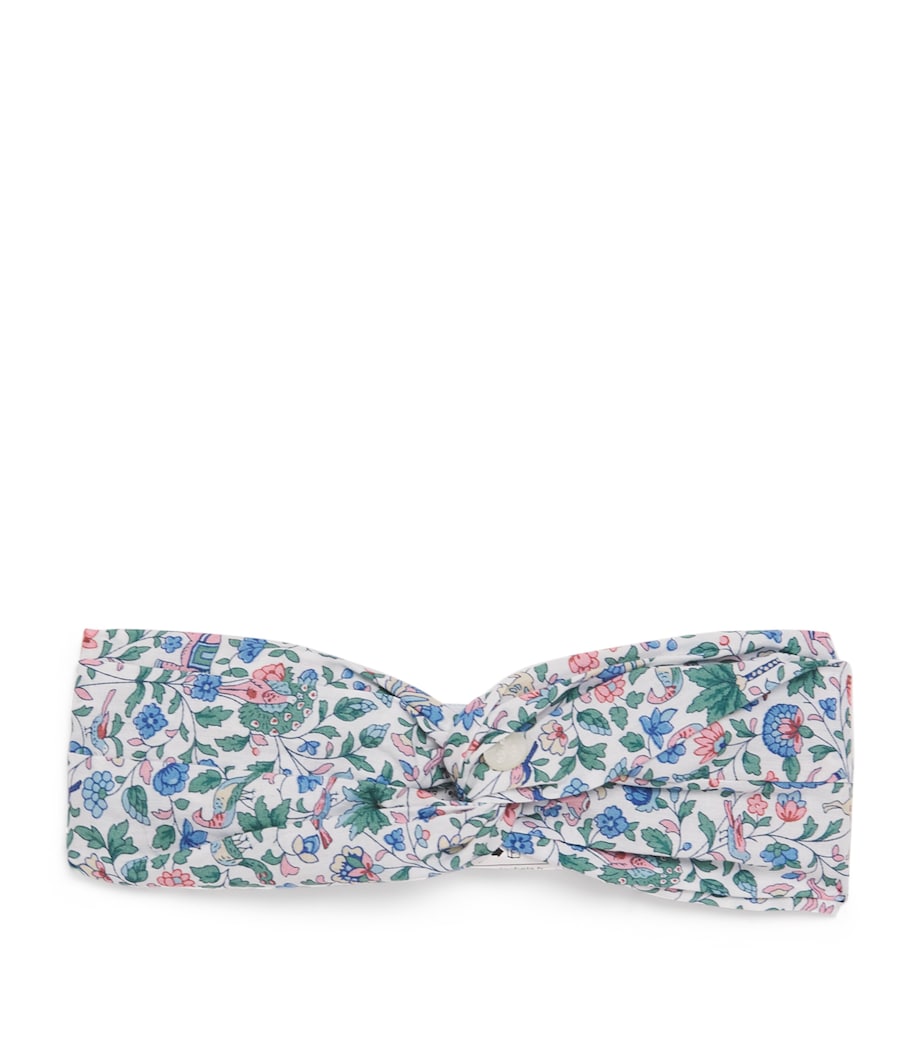 Cotton Floral Headband 1BLANC Image 1