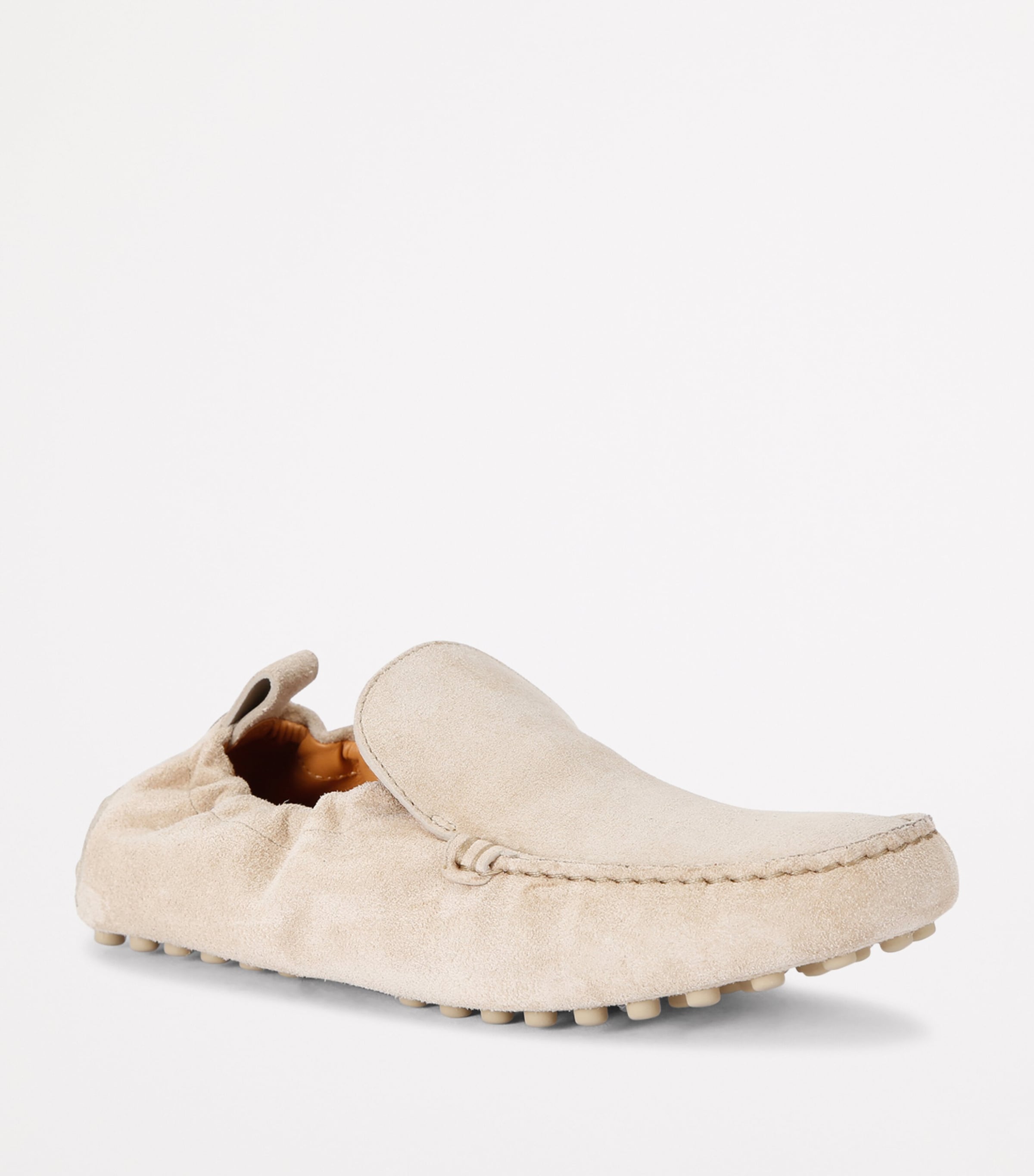 Tod's Suede Gommino Driving Shoes Beige Image 3