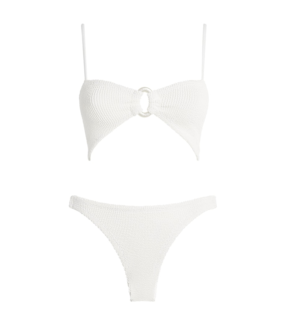 Misty Pearl Hoop Bikini WHITE Image 1