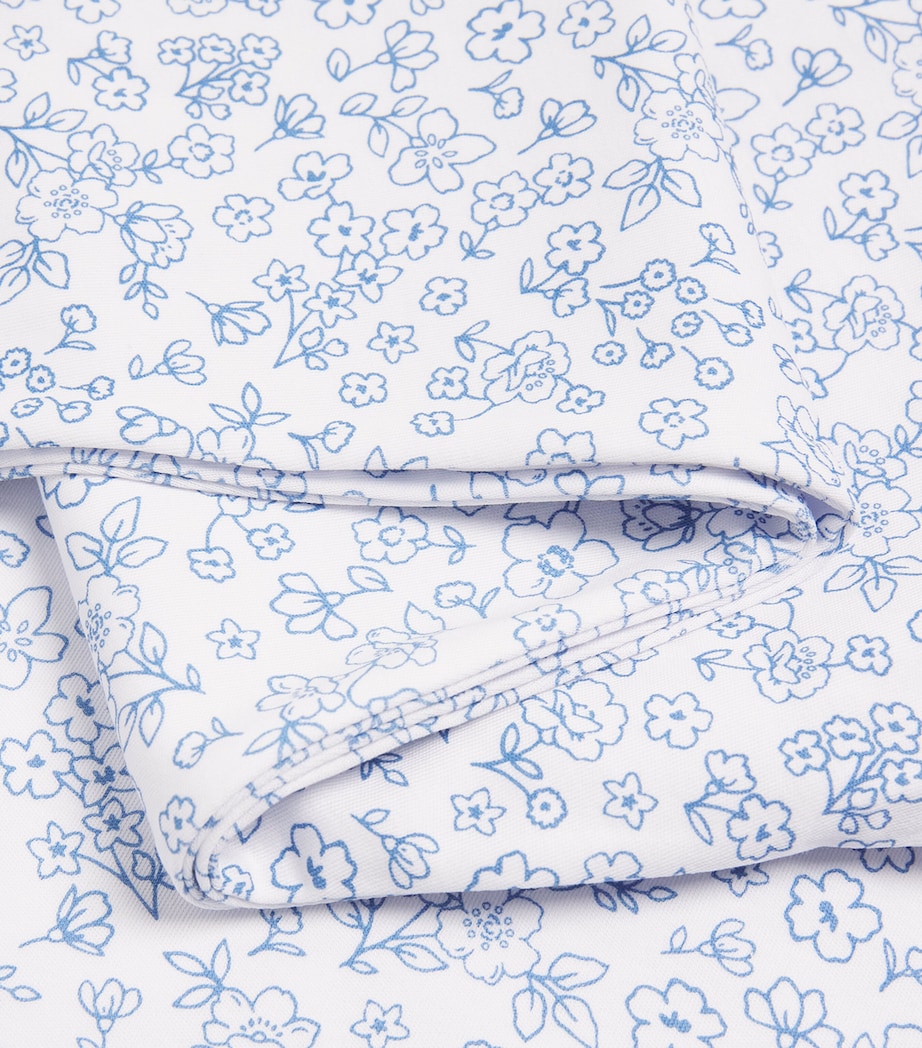 Pima Cotton Floral Pyjamas (2-6 Years) K410 NAVY Image 3