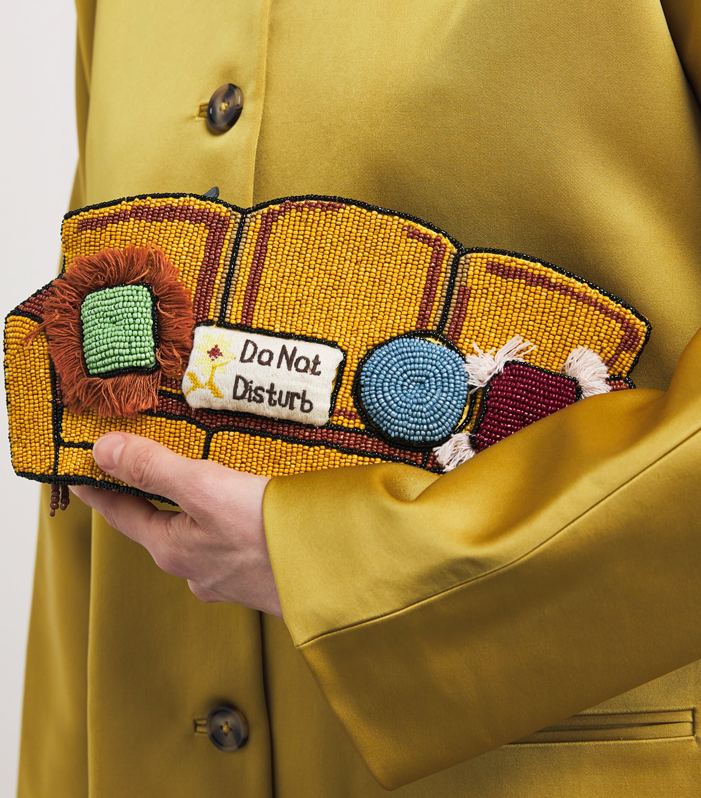 Beaded Couch Pouch GLNR GOLDENROD Image 2