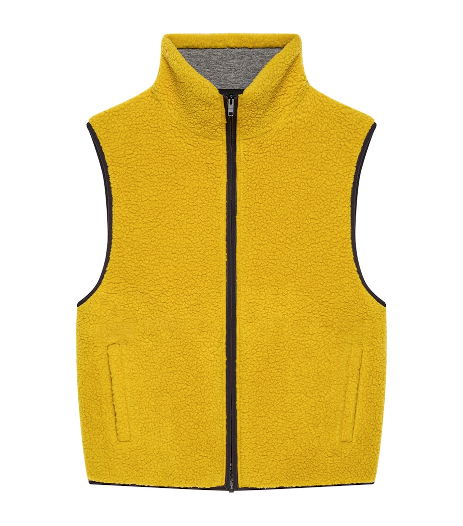 Fleece Gilet MUSTARD Image 1