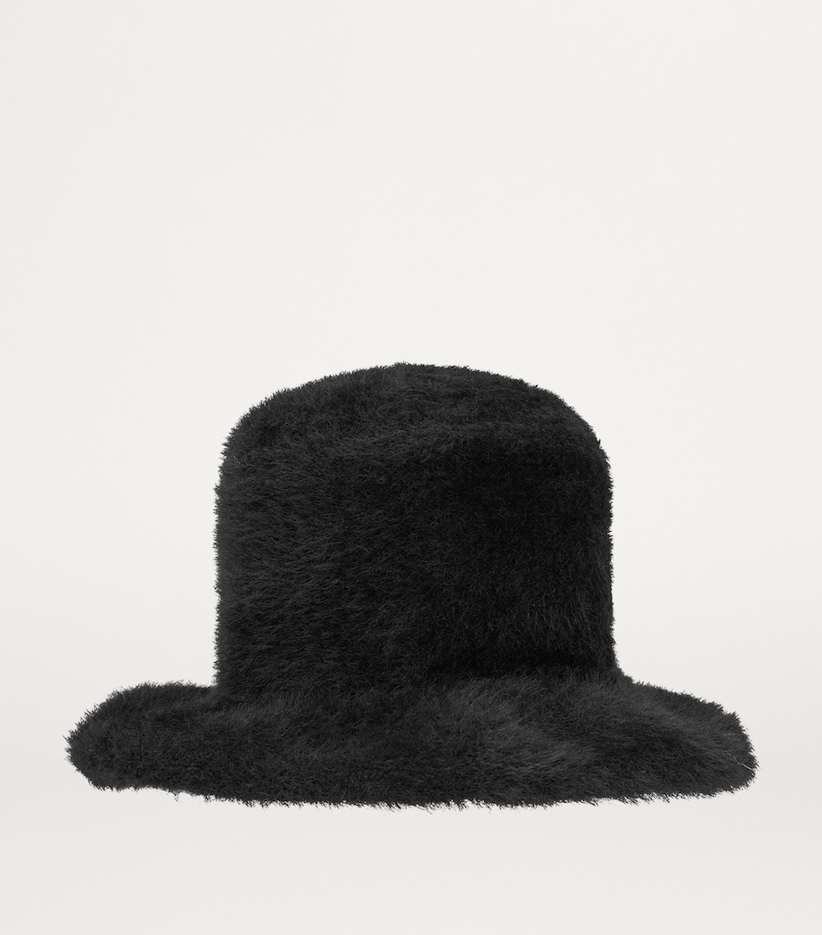 Fluffy Embroidered Logo Bucket Hat 1000 Image 2