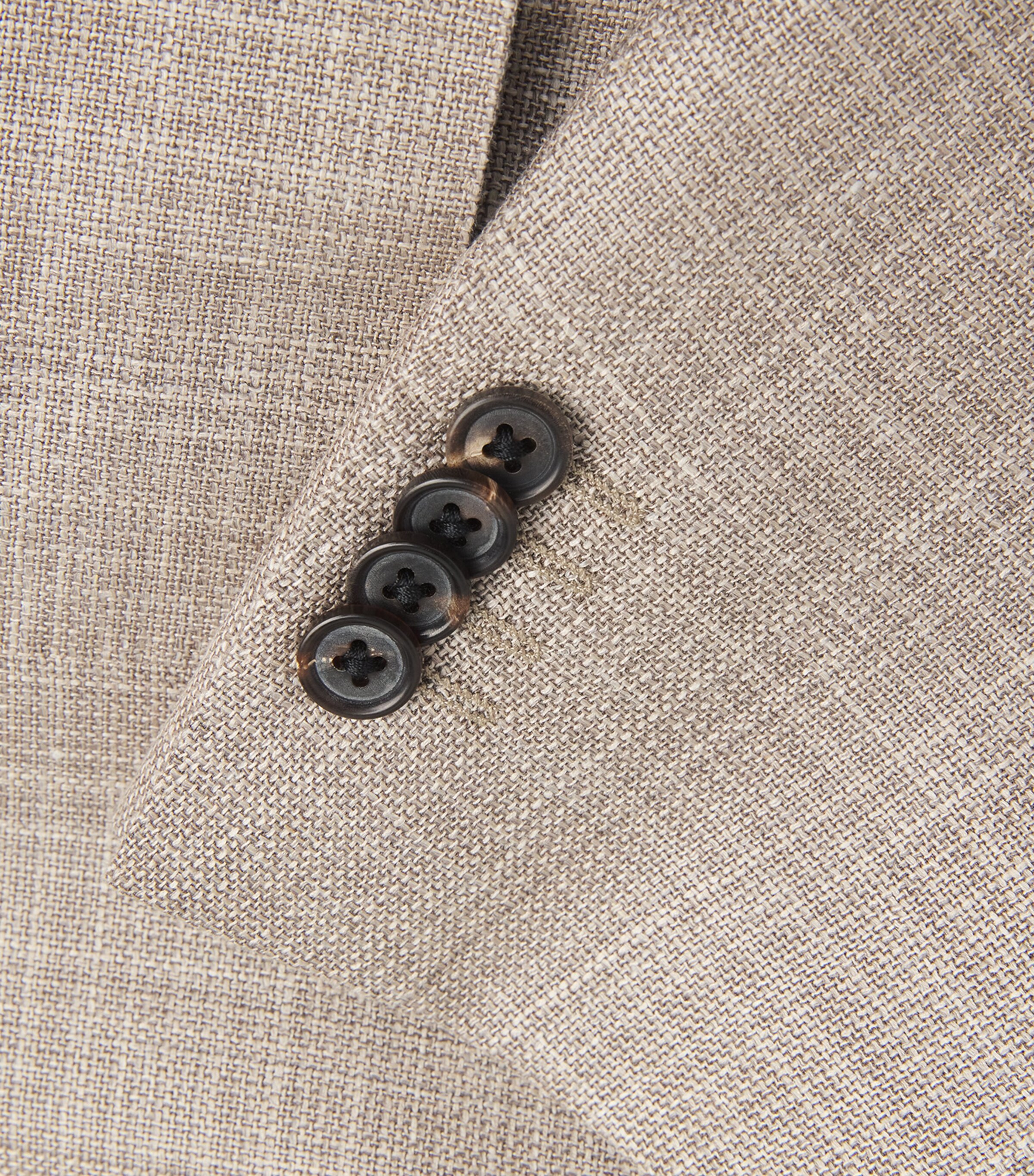 Wool-Linen-Silk Hopsack Blazer 036 NATURAL / BEIGE Image 5