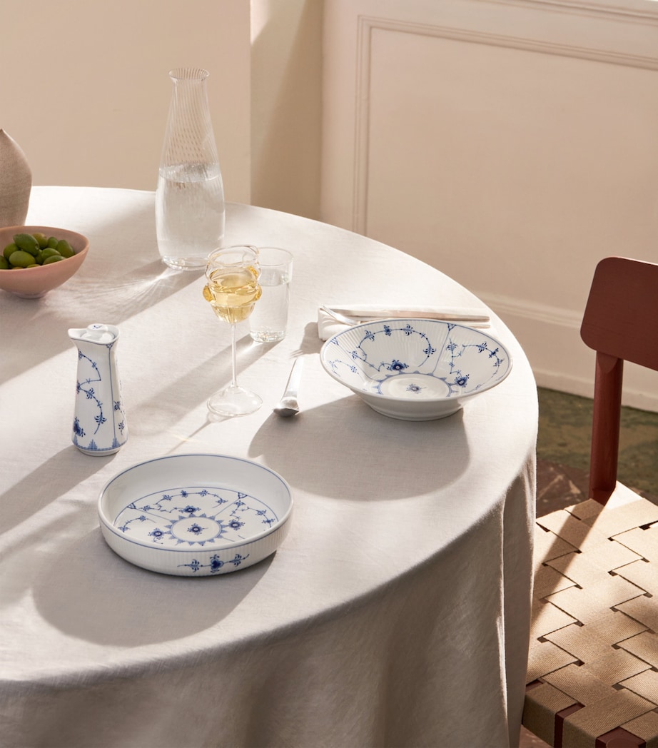 Blue Fluted Mega Bowl (21cm) BLUE Image 2