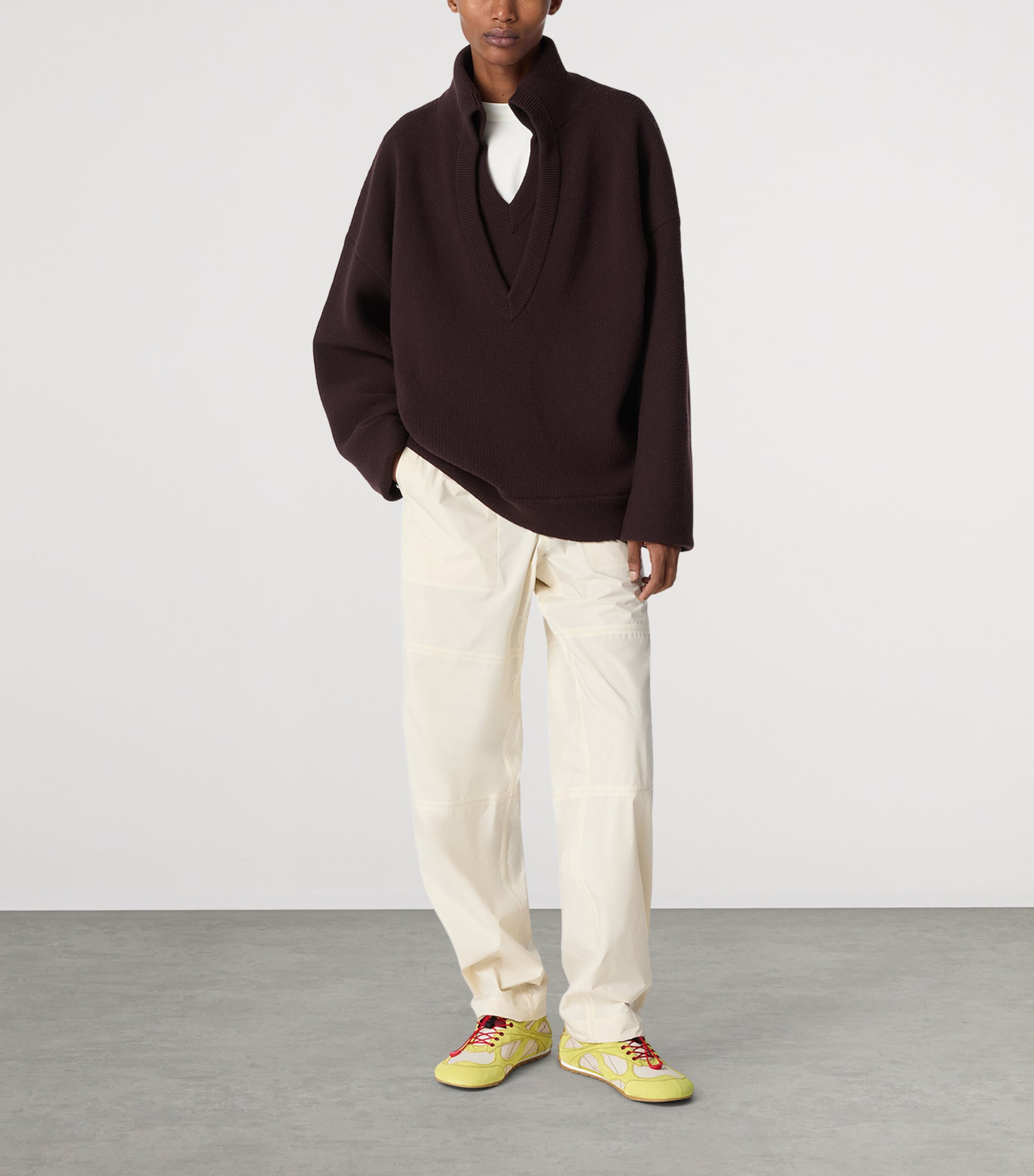 Suede-Trim Sneakers 4325 Image 2