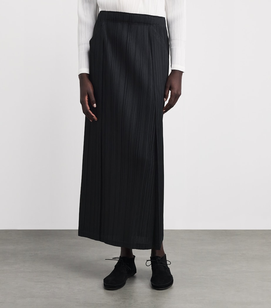 Pleats Please Issey Miyake Womens Thicker Bottoms 1 Skirt Black Image 4