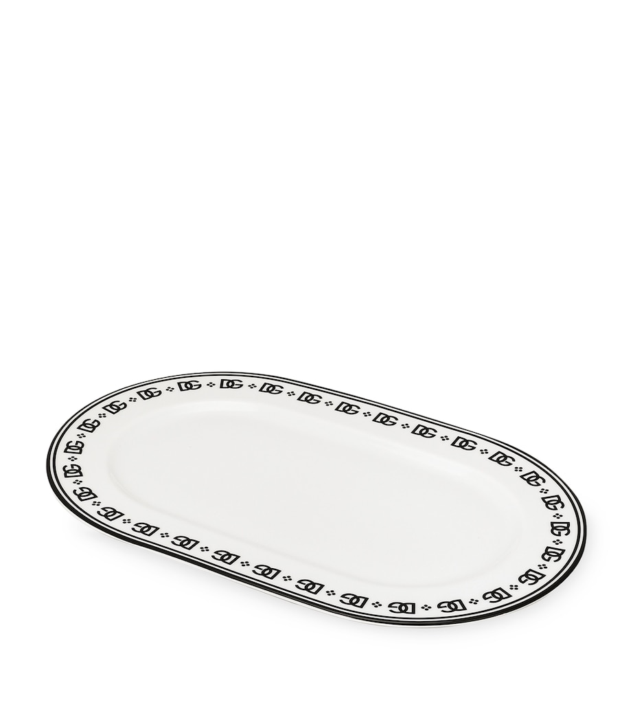 Porcelain DG Serving Plate (45.5cm) U0082-DG LOGO BORDO Image 2