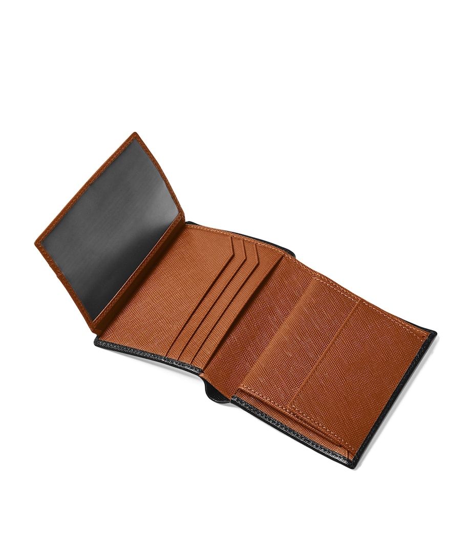 Leather Bi-Fold Wallet BLACK Image 6