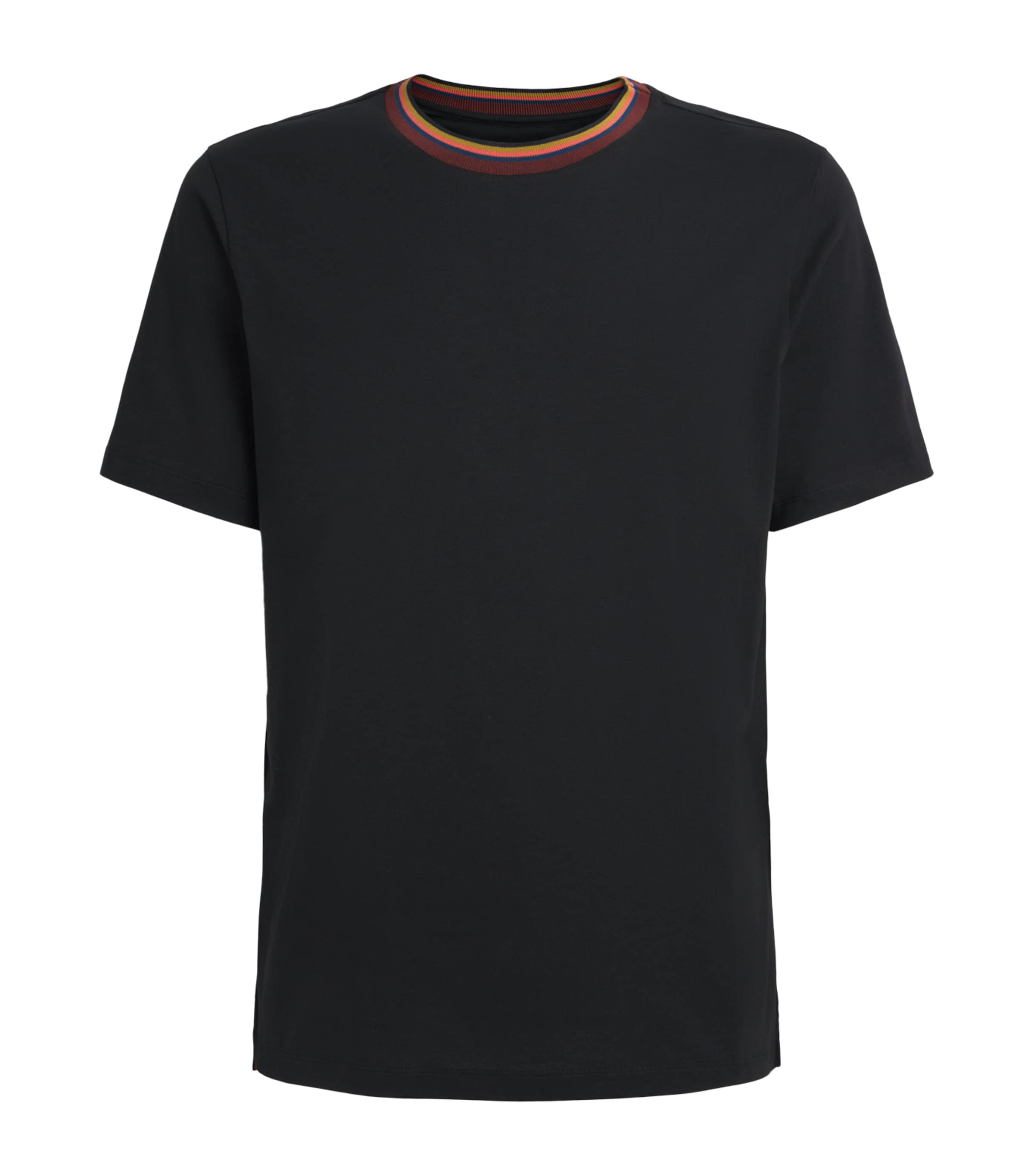 Cotton Artistic Trim T-Shirt BLACK 79 Image 1