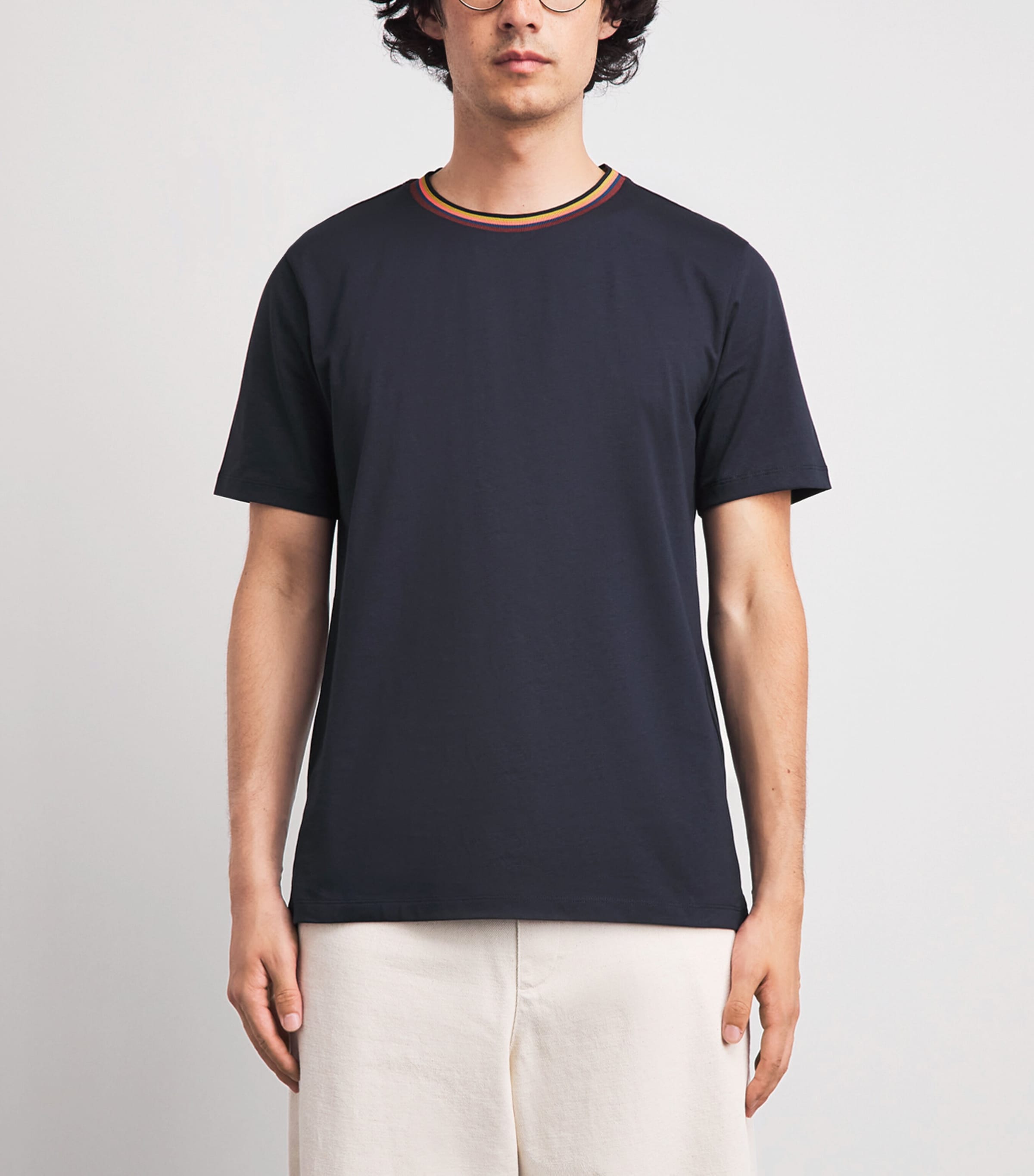 Paul Smith Mens Cotton Artistic Trim T-Shirt Image 4