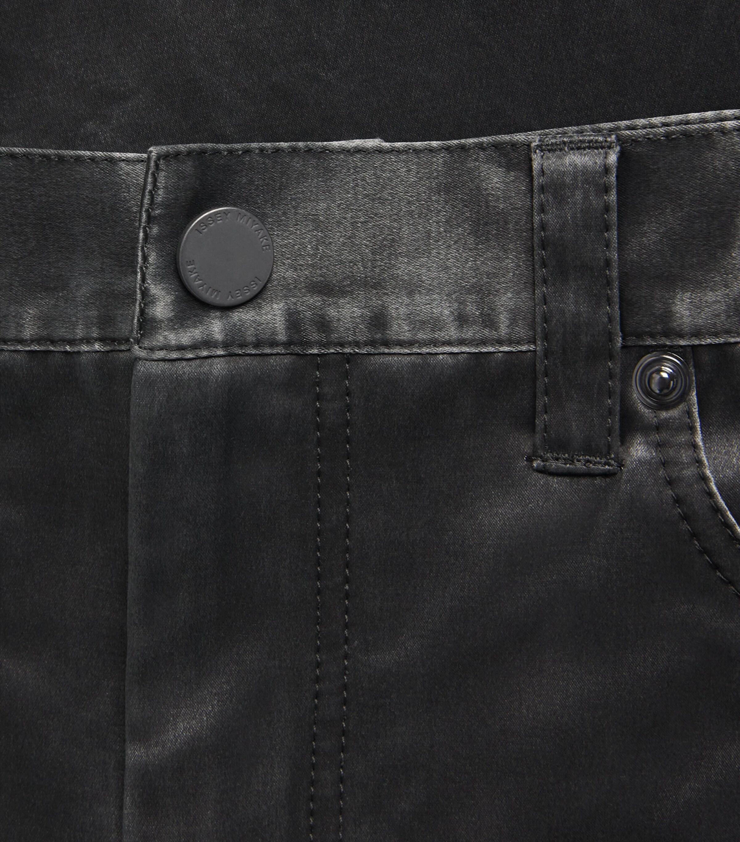 Issey Miyake Womens Pseudo Jeans Jumpsuit Charcoal Image 7