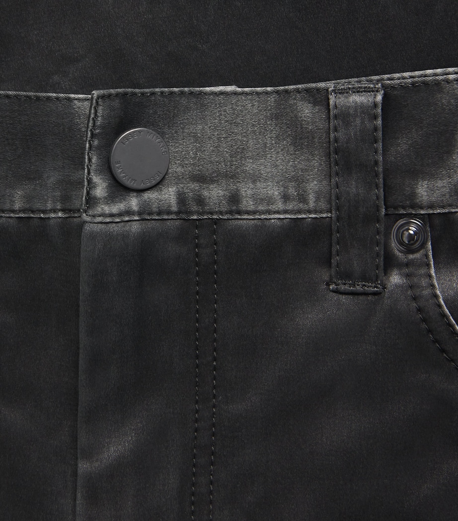 Issey Miyake Womens Pseudo Jeans Jumpsuit Charcoal Image 7
