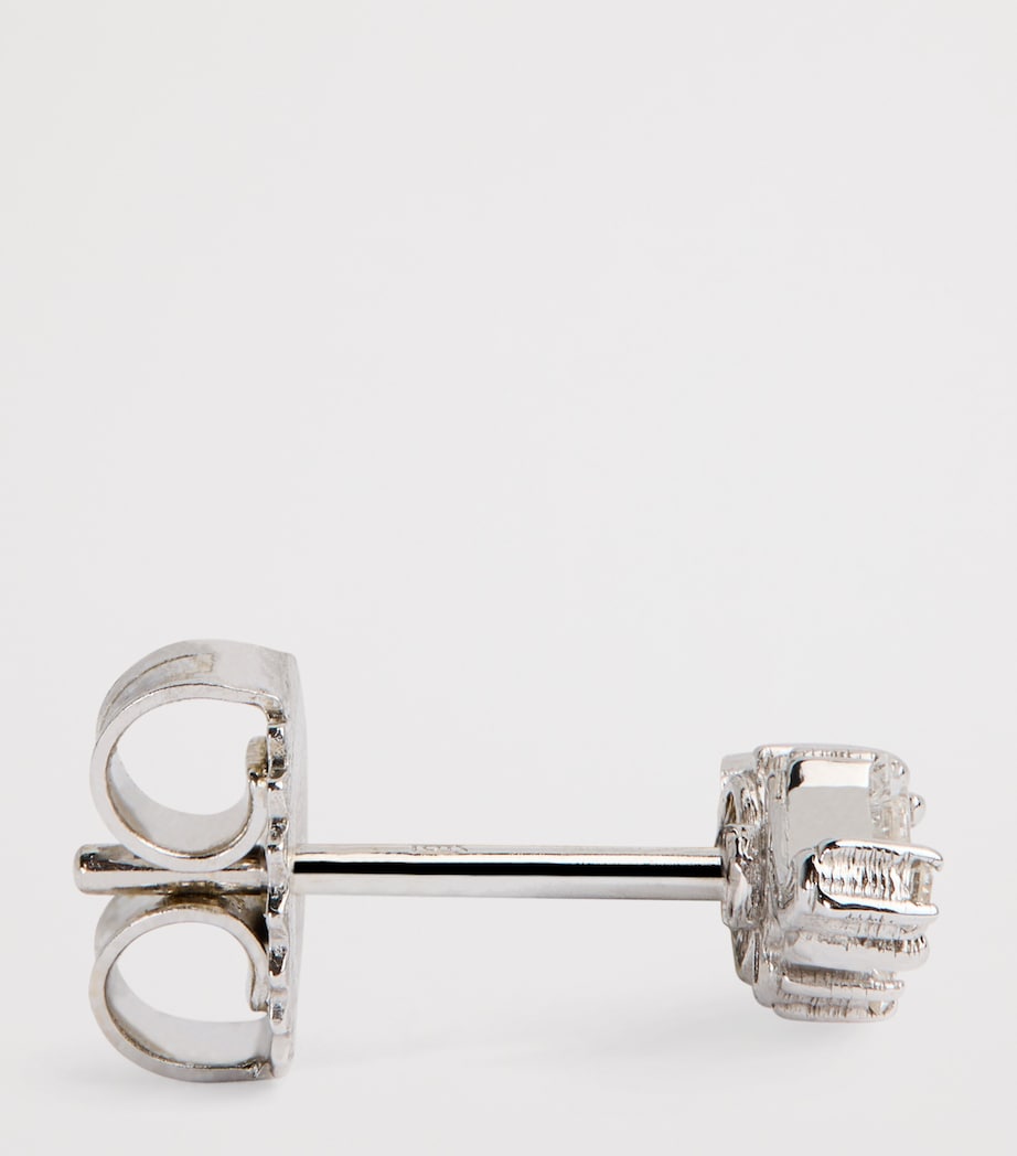 White Gold and Diamond Frenzy Stud Earrings 18K WG/WD Image 4