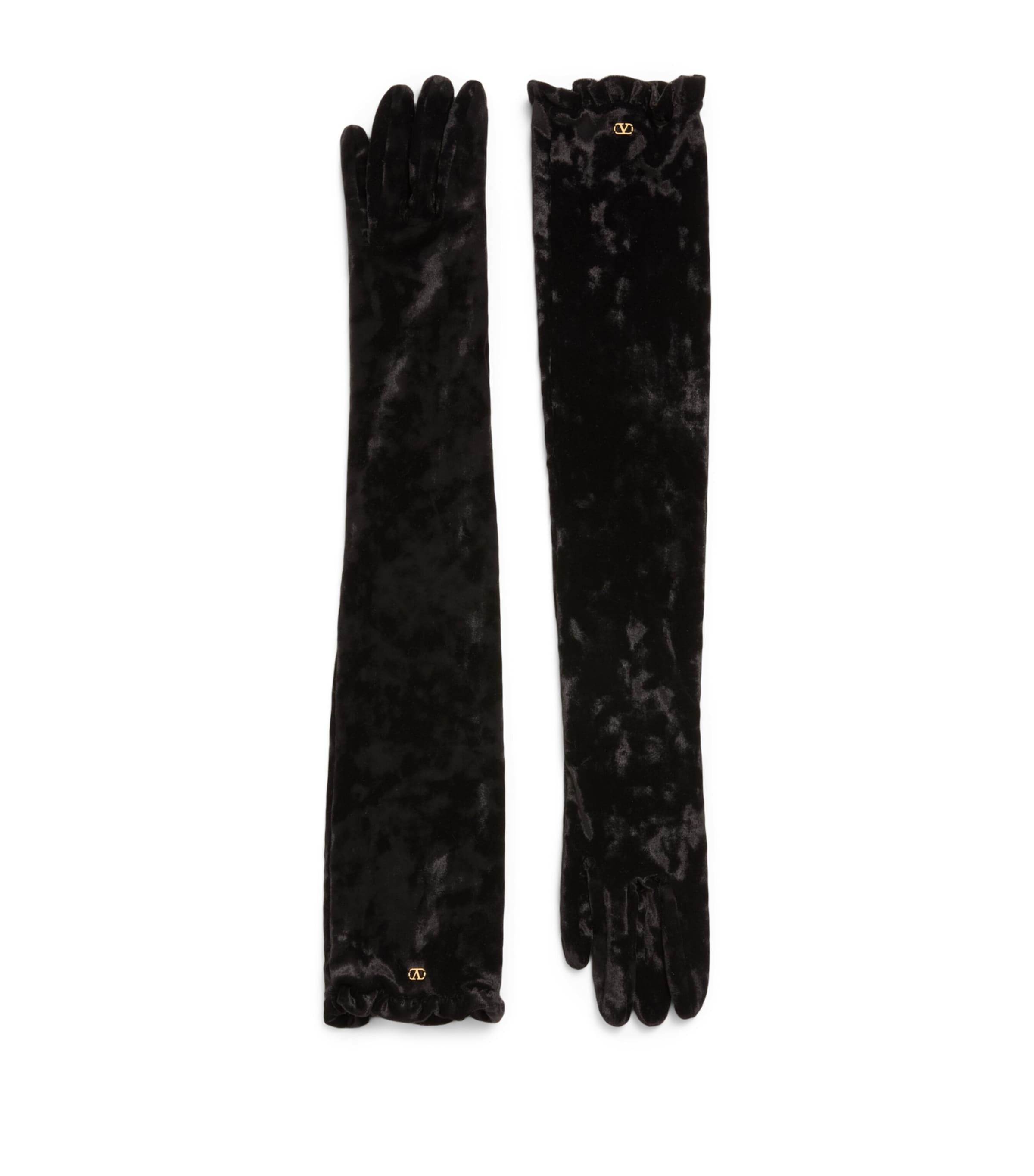 Long Chenille VLogo Gloves N06 Image 1