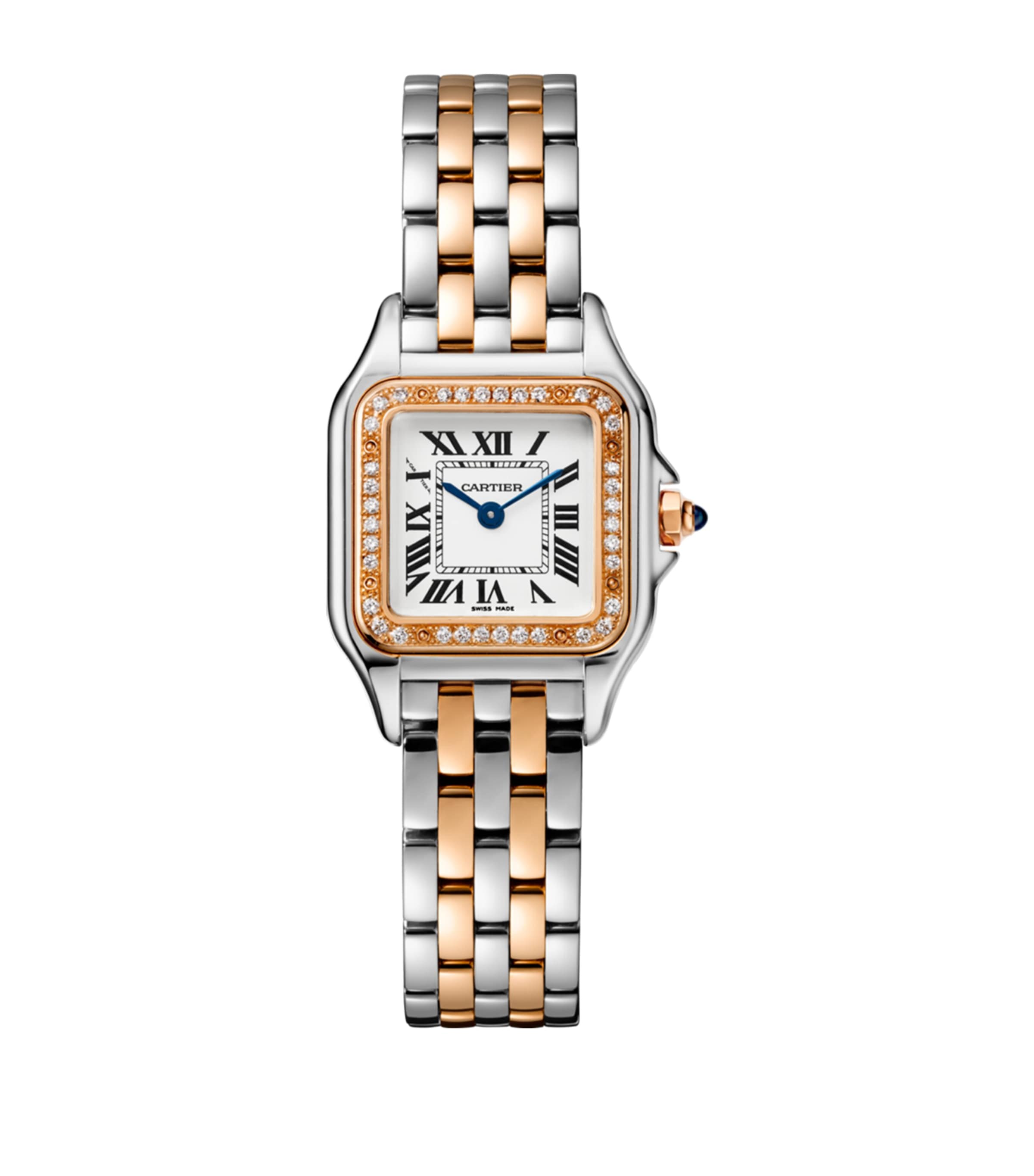 Cartier Rose Gold, Stainless Steel and Diamond Panthère de Cartier Watch 22mm Grey Image 1