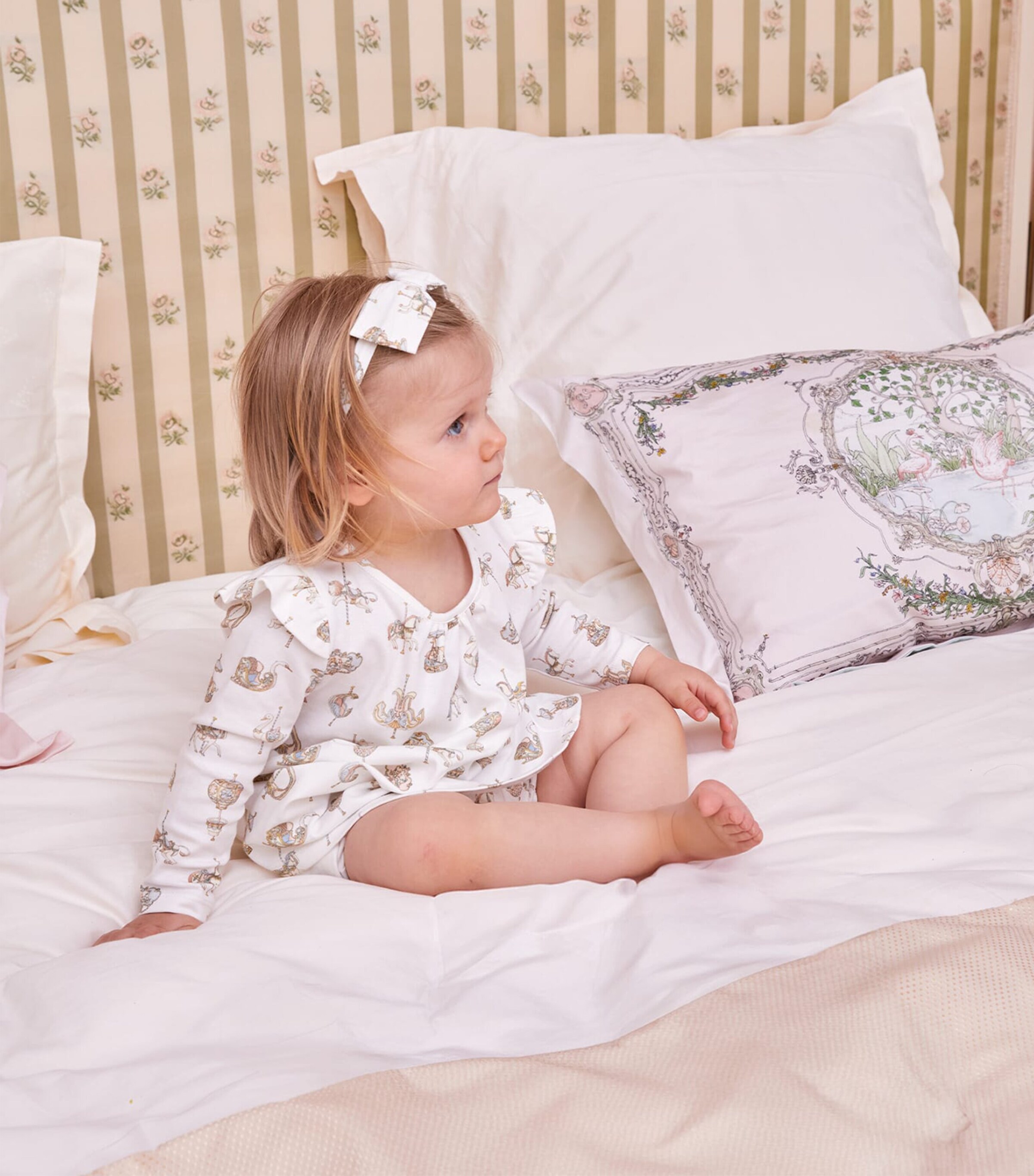 Carousel Print Dress (3-6 Months) CAROUSEL Image 3