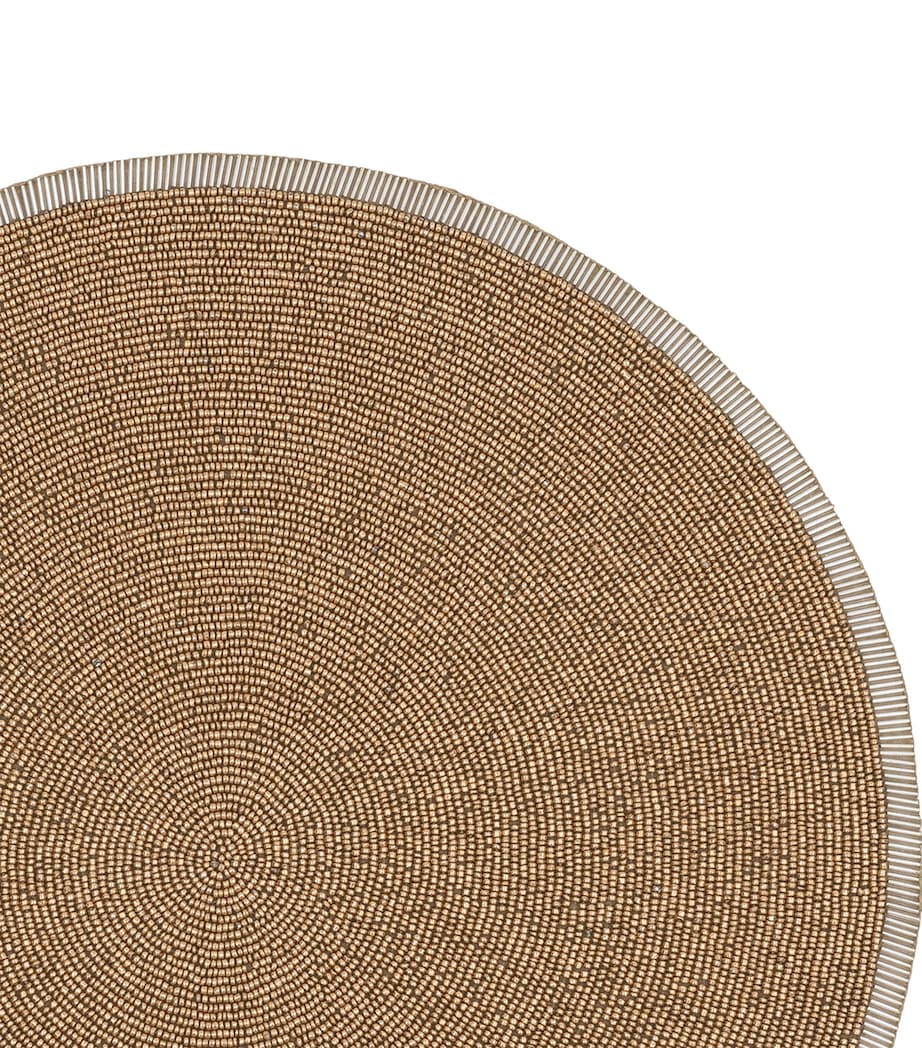 Beaded Placemat (89cm) GOLD Image 2