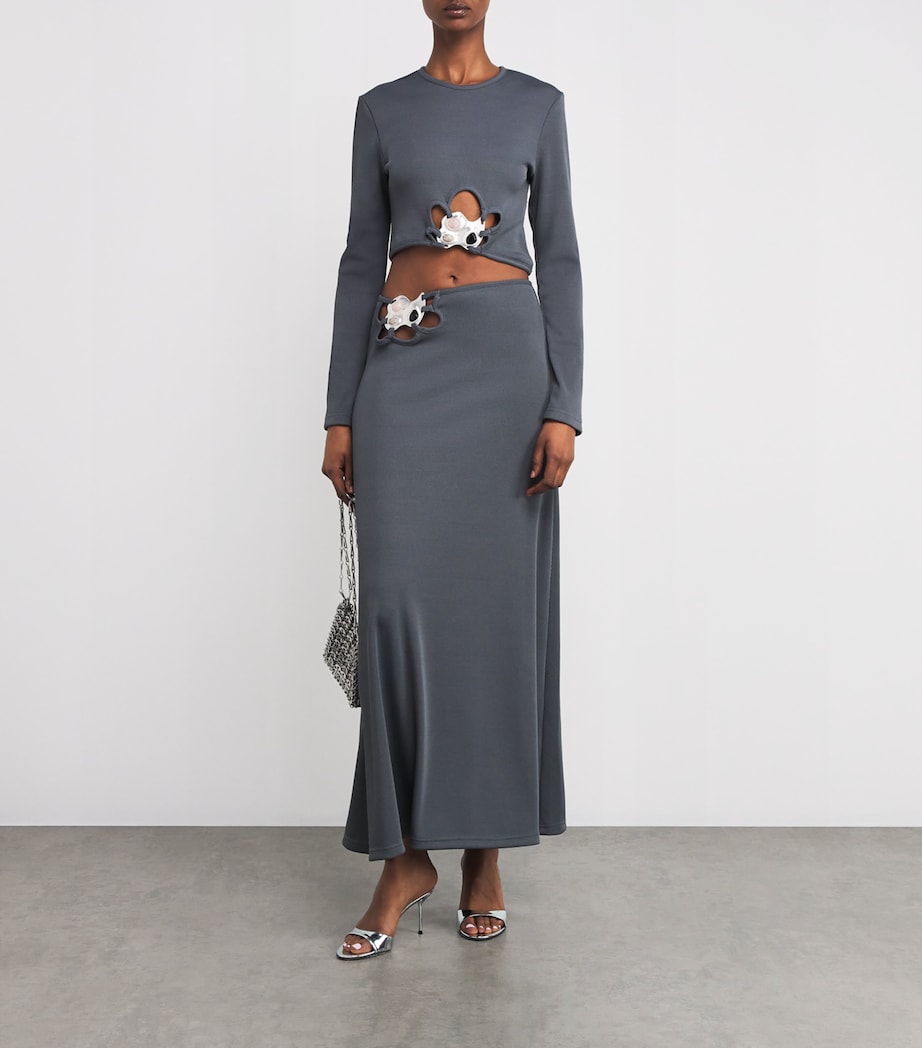 Patent Leather Lidia Mules 70 SILVER Image 5