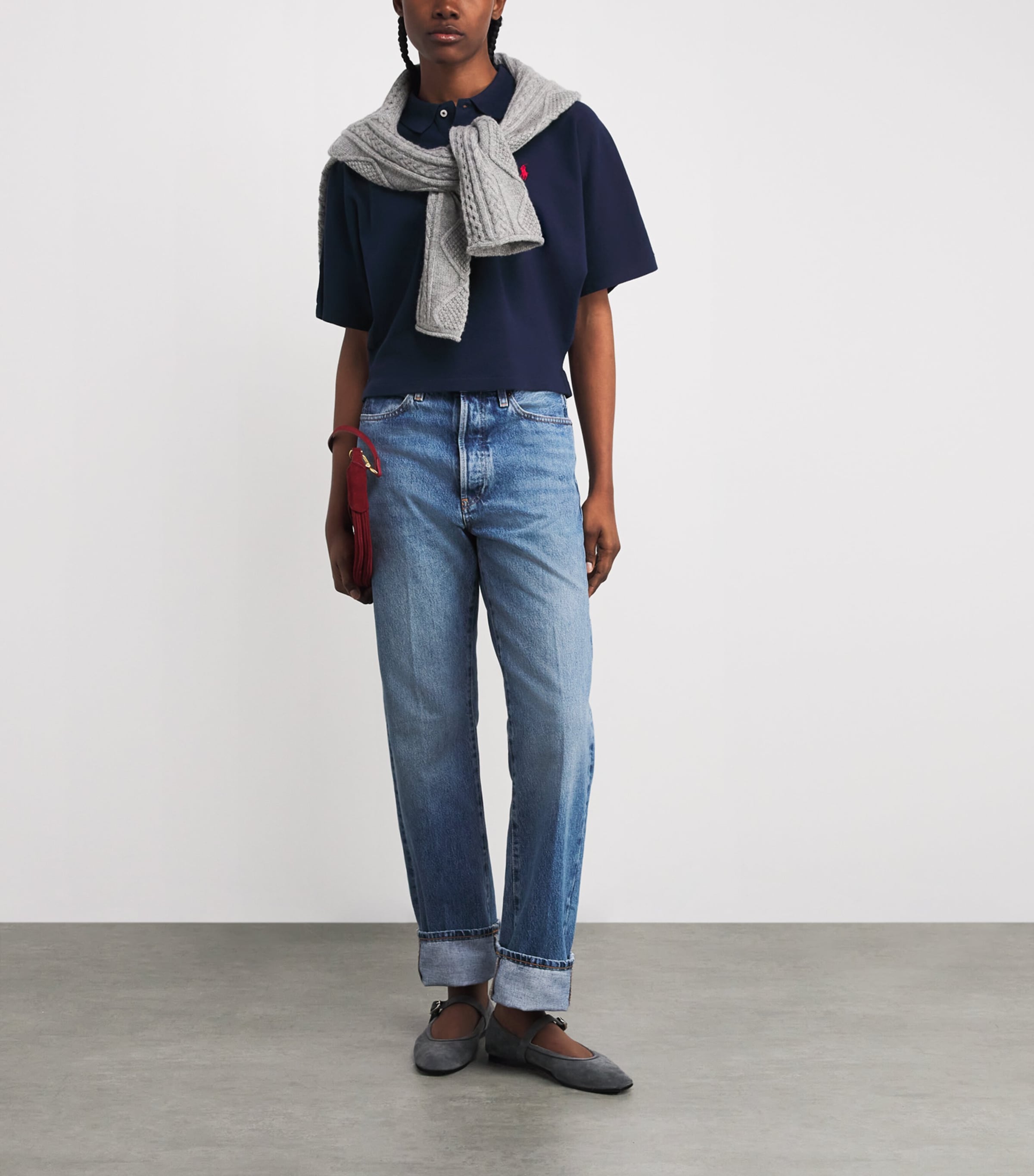 Polo Pony Polo Shirt NEWPORT NAVY Image 2