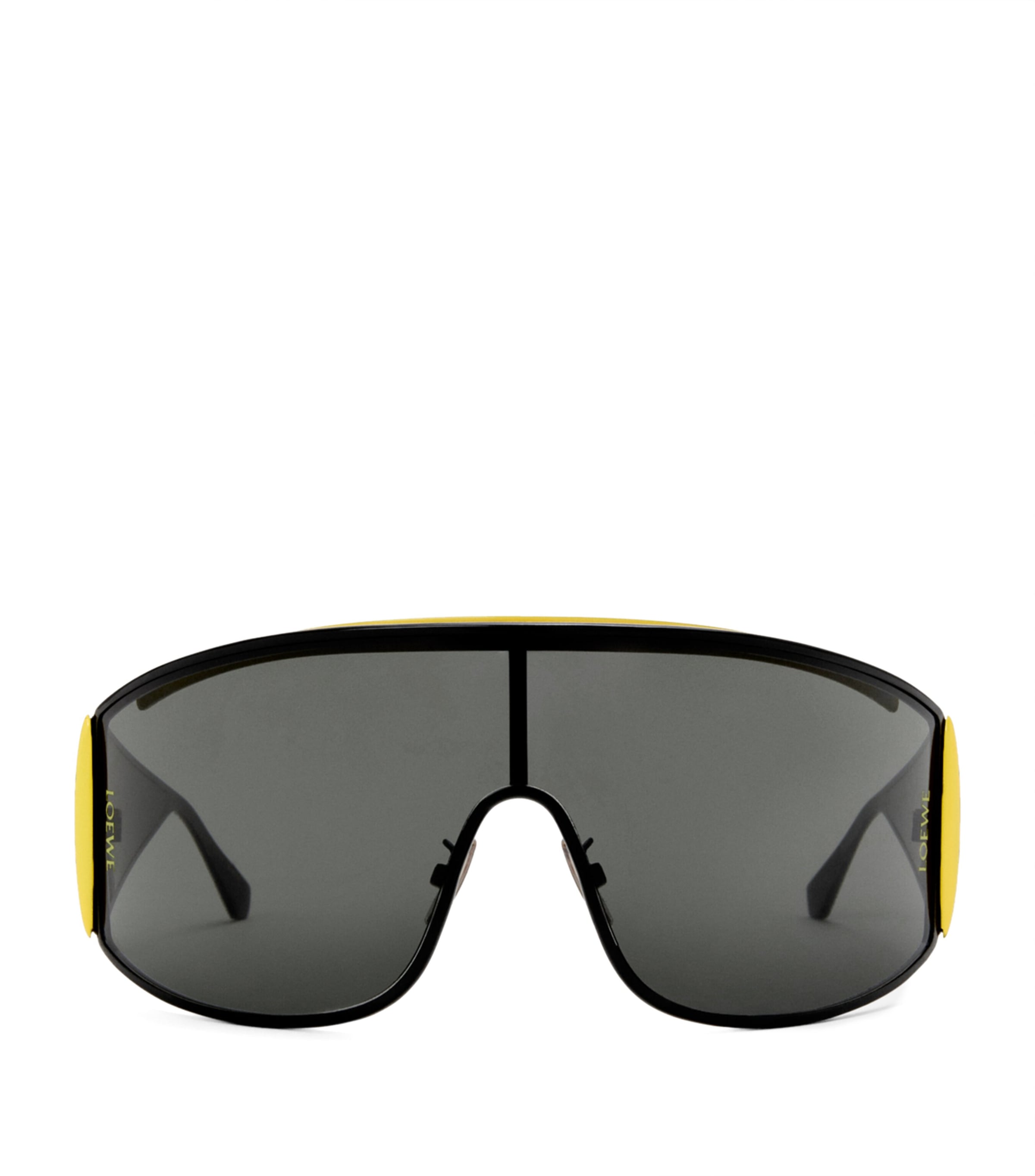 LOEWE Metal Speed Shield Sunglasses Black/yellow Image 1