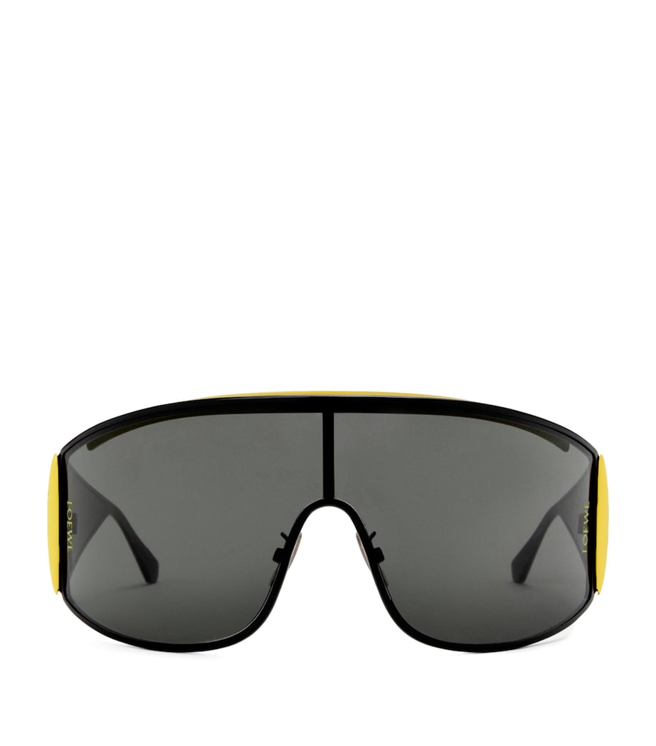 LOEWE Metal Speed Shield Sunglasses Black/yellow Image 1