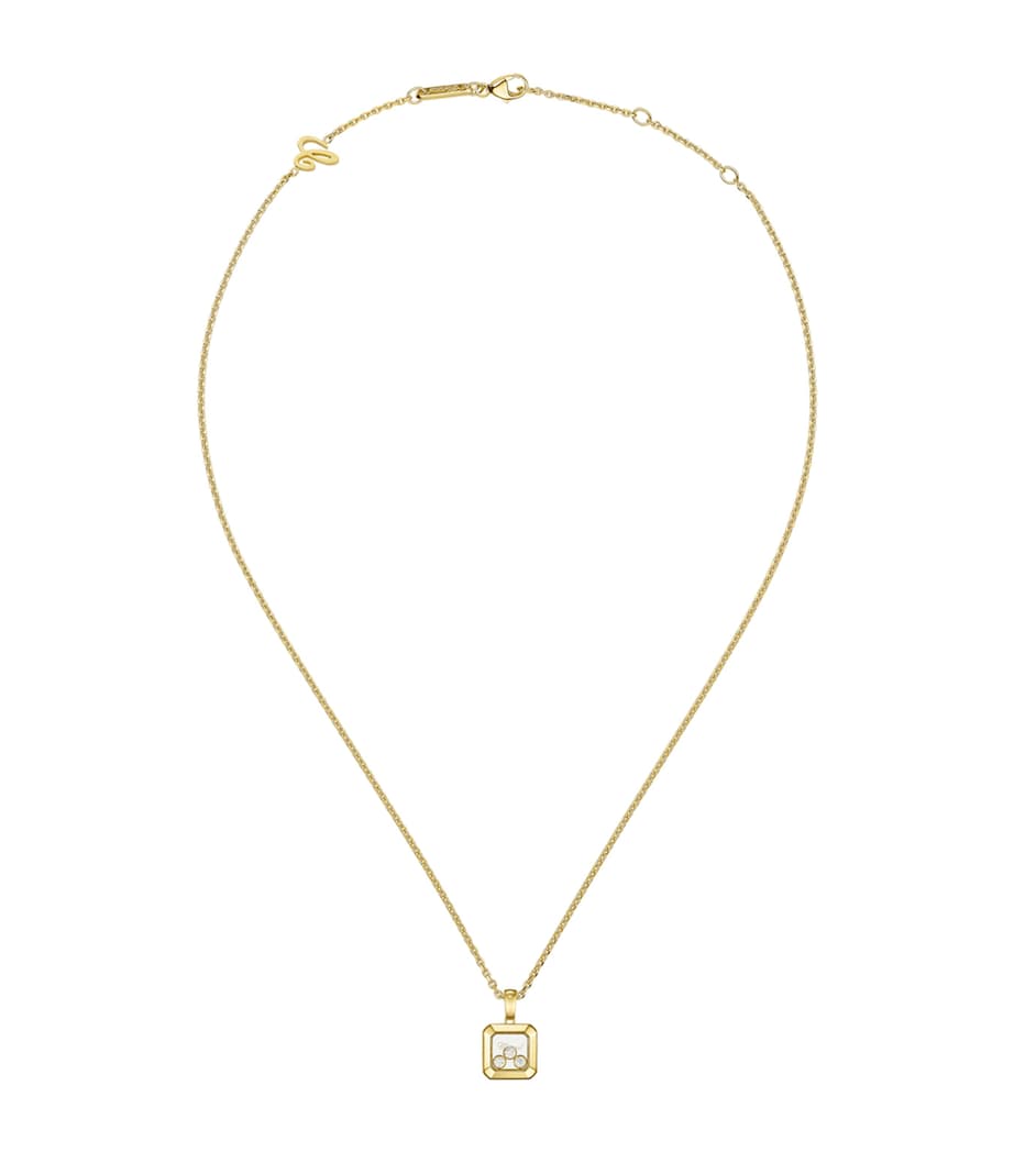 Yellow Gold and Diamond Happy Diamonds Icons Necklace 18K YELLOW GOLD Image 1
