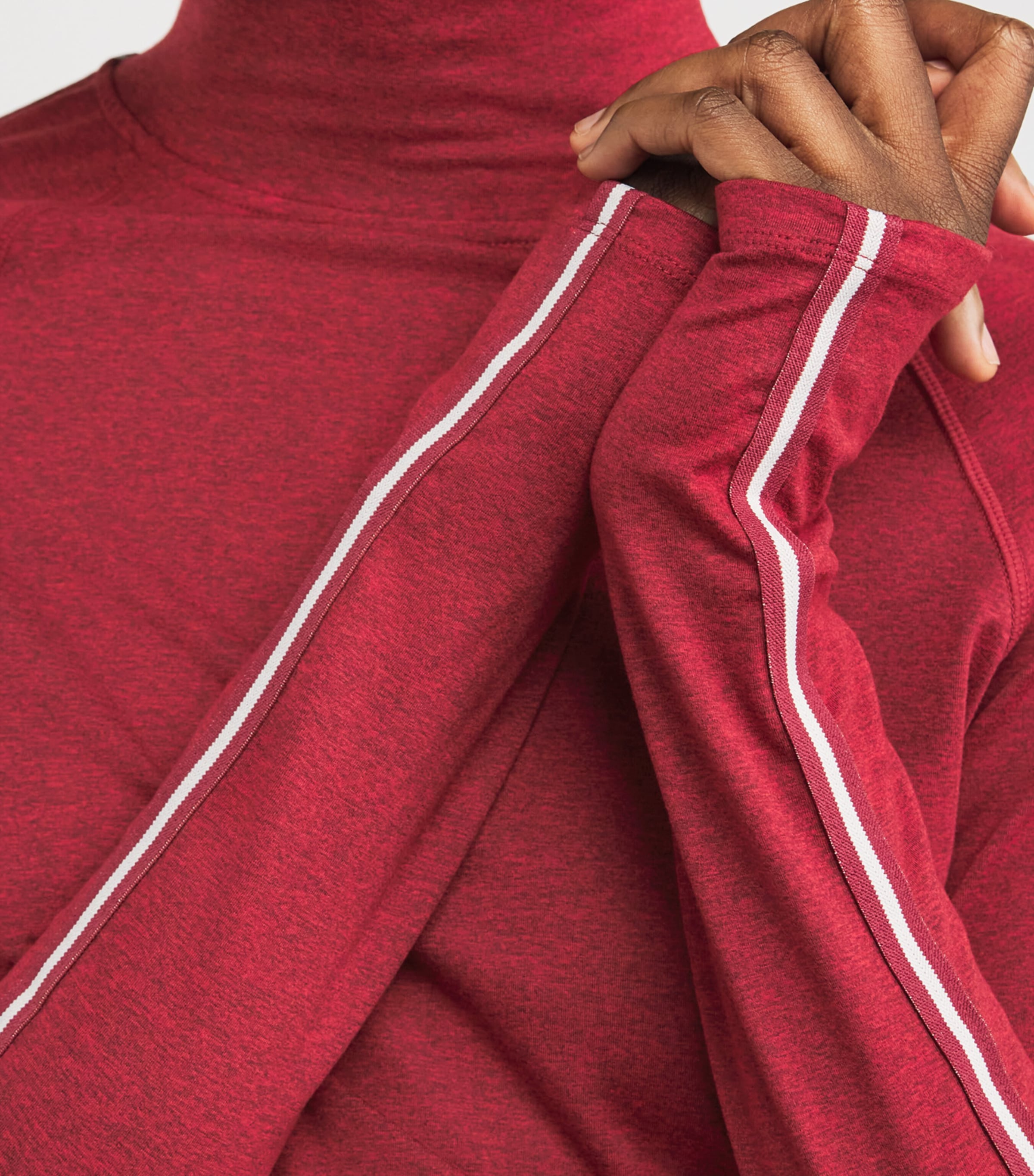 Always Warm Base Layer Top RED DAHLIA MARL Image 6