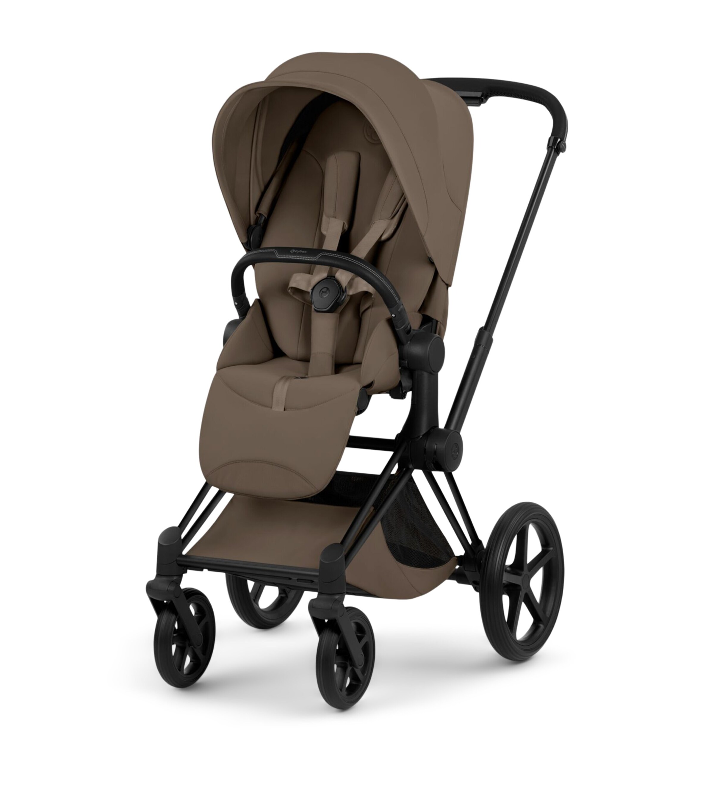 Cybex e-PRIAM Pushchair Frame - Platinum Style Collection Matt Black Image 4