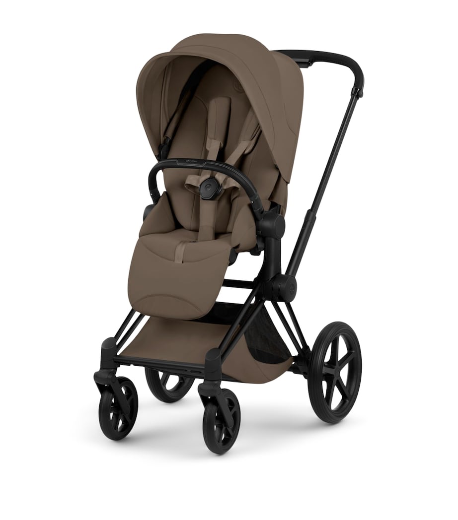 Cybex e-PRIAM Pushchair Frame - Platinum Style Collection Matt Black Image 4