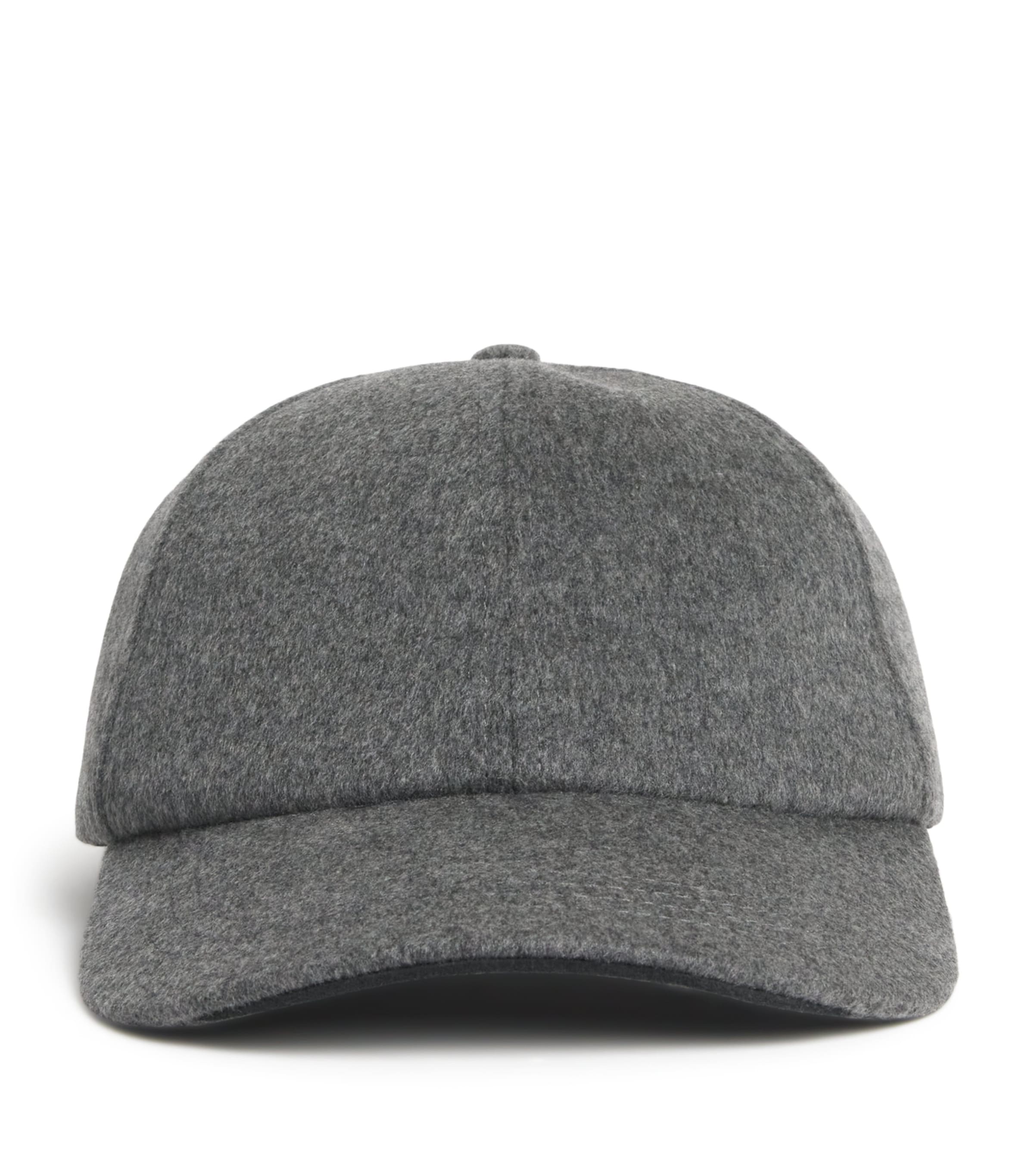 Cashmere Baseball Cap N55 LEAD GREY Image 1