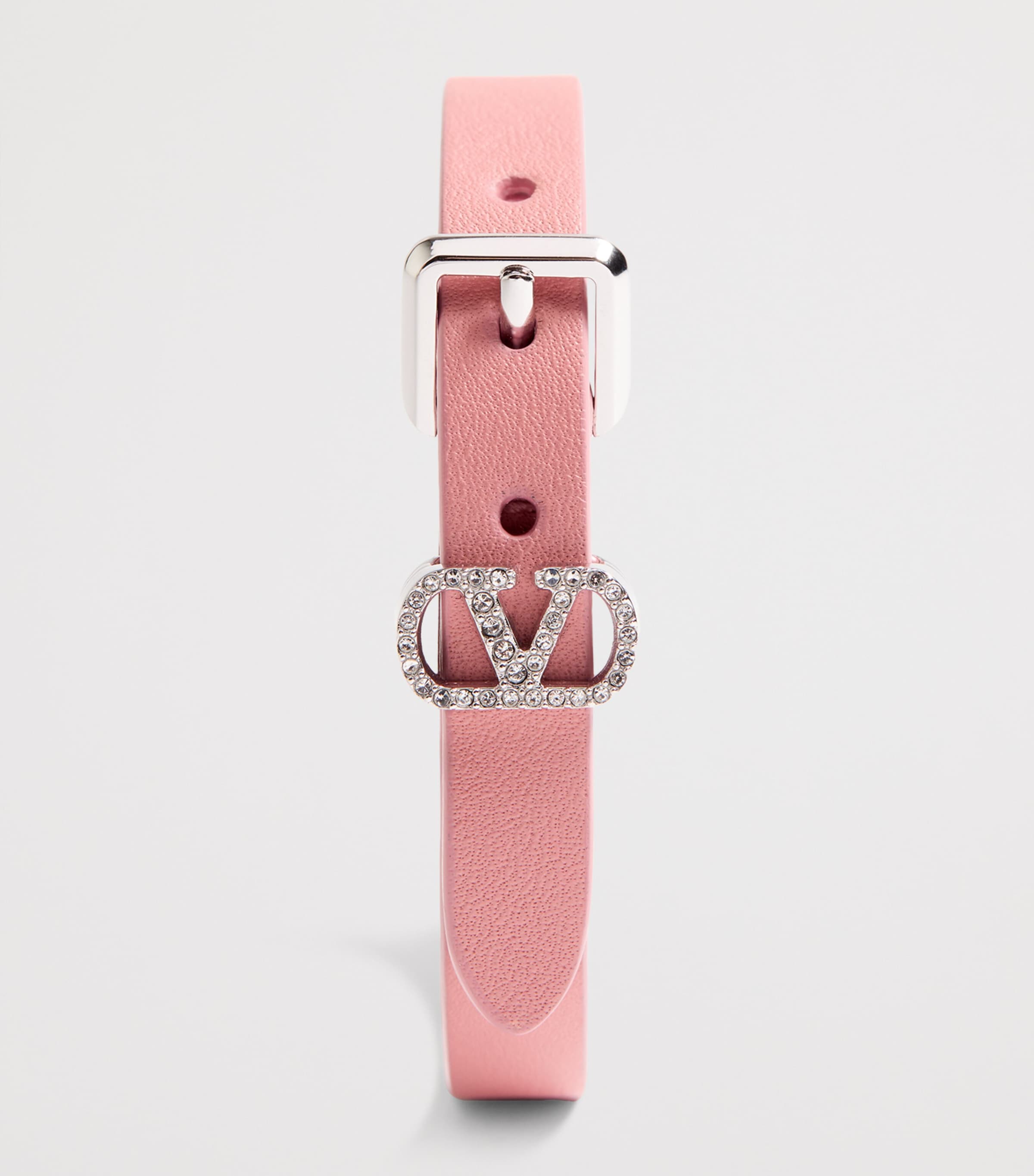 【送関込】VALENTINO☆ヴァレンティノ Ovalette Bracelet Valentino Garavani Leather Ovalette Bracelet | Harrods US