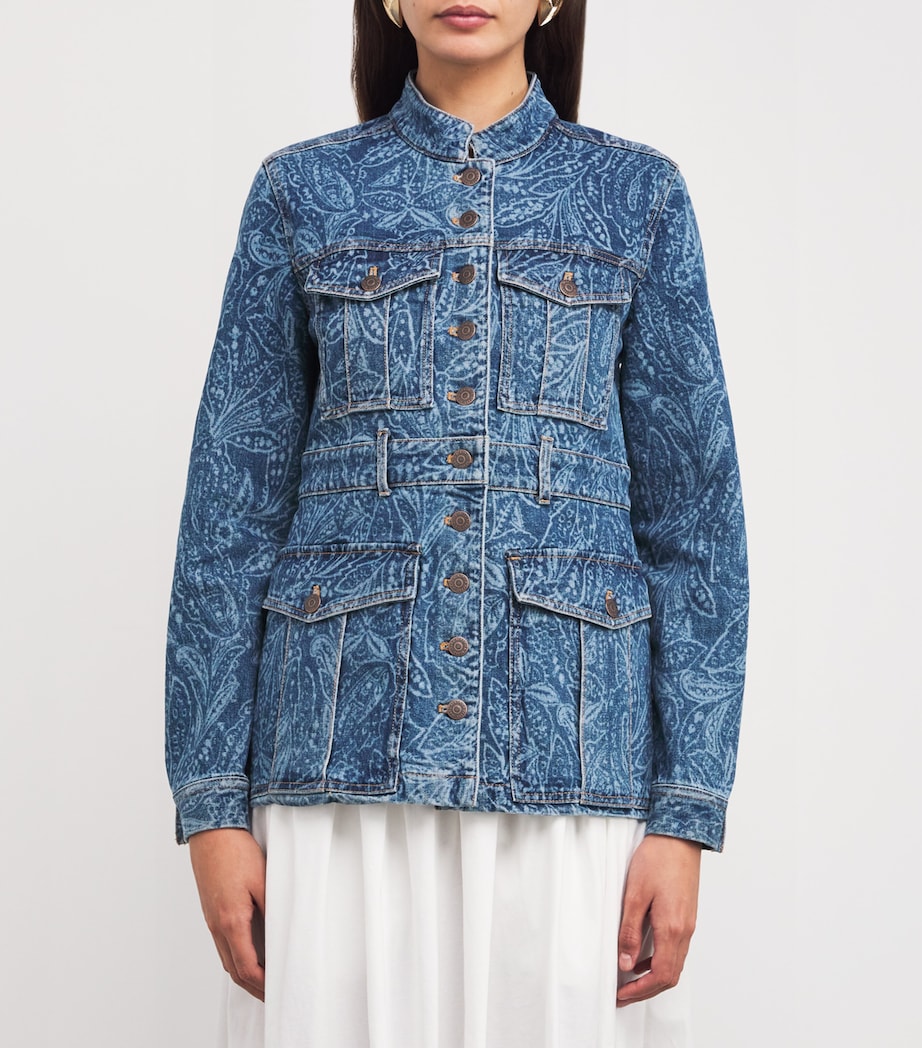 Tika Denim Jacket B0643 ATLNTC PAISLEY Image 3