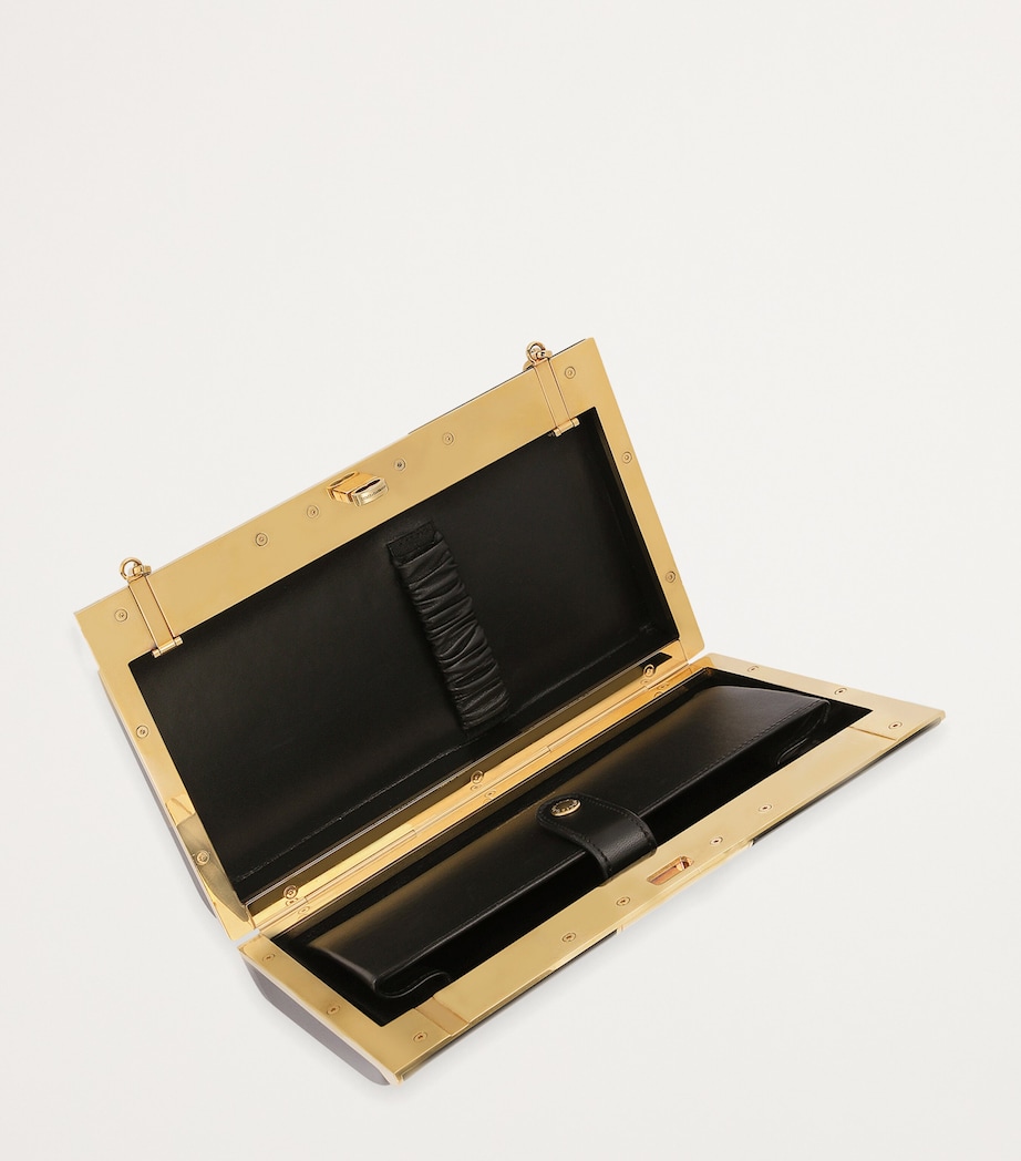 Patent Clutch Bag 80999-BLACK Image 5