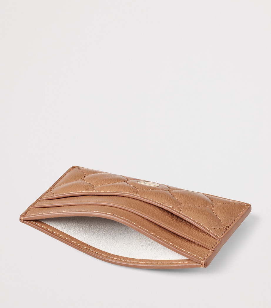 Leather Slim Card Holder CARAMEL Image 3
