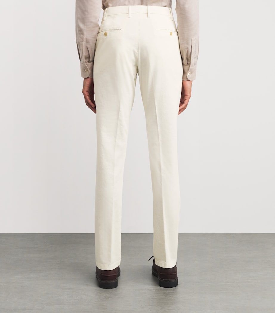 Stretch-Cotton Straight Chinos 5 Image 4