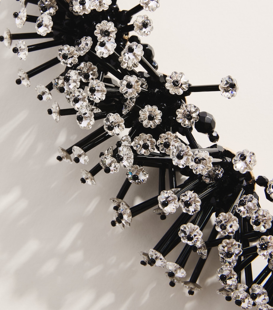 Coppola e Toppo Crystal Margherite Necklace Black/white Image 5