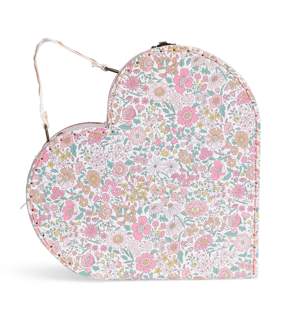 Meri Meri x Liberty Set of 2 Heart Suitcases Image 1