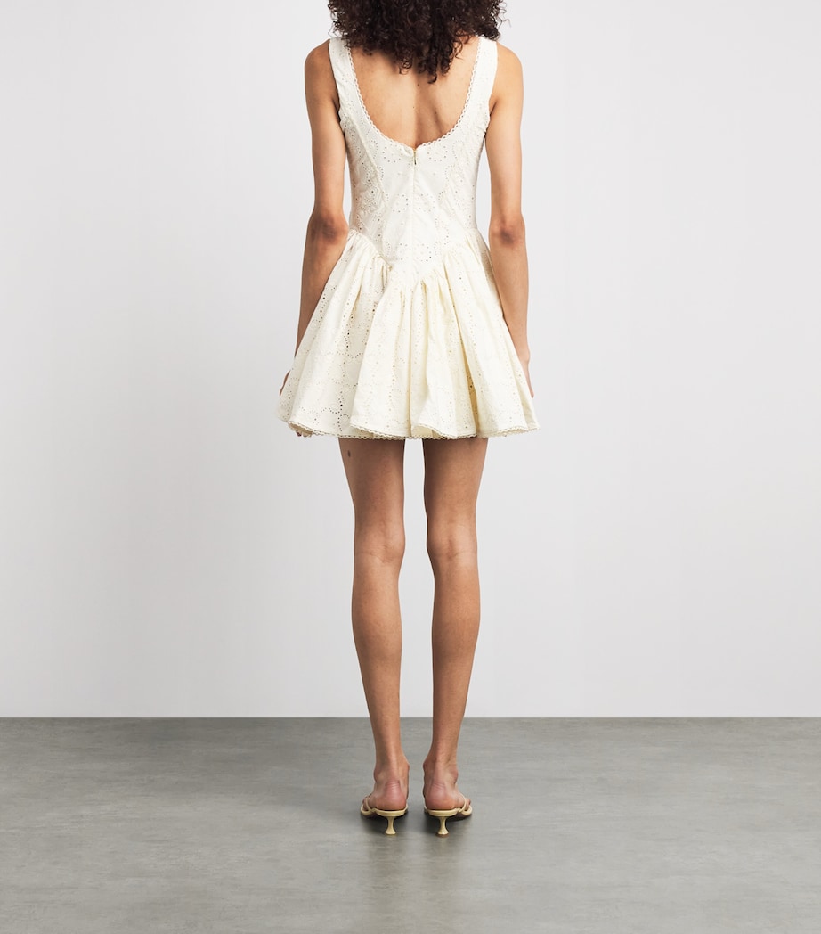 Agua By Agua Bendita Womens Cotton Pluma Playa Mini Dress Image 4