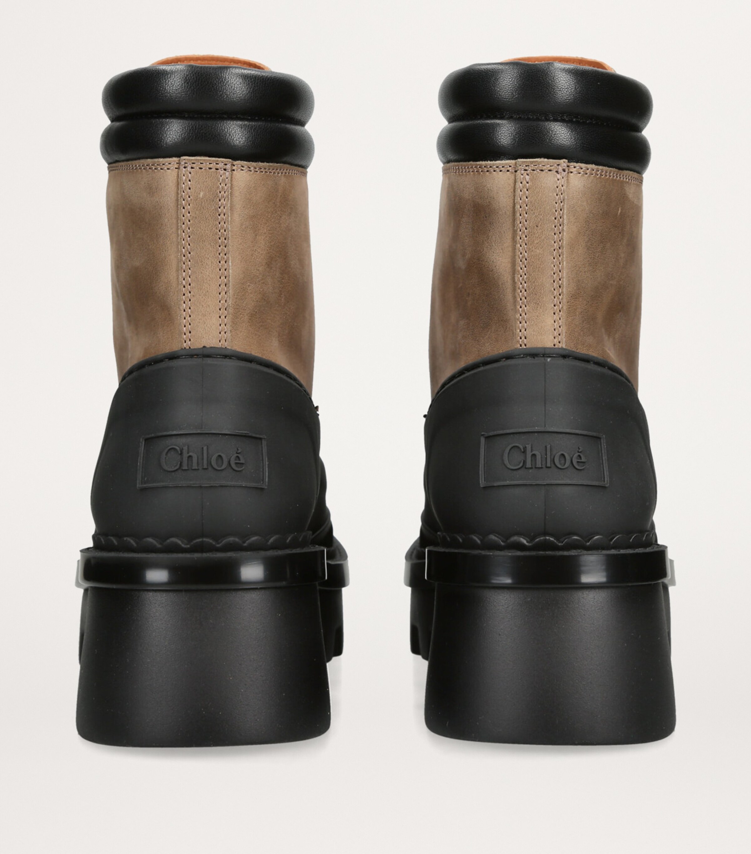 Chloé Beige Lace-Up Phoenix Boots 50 | Harrods US