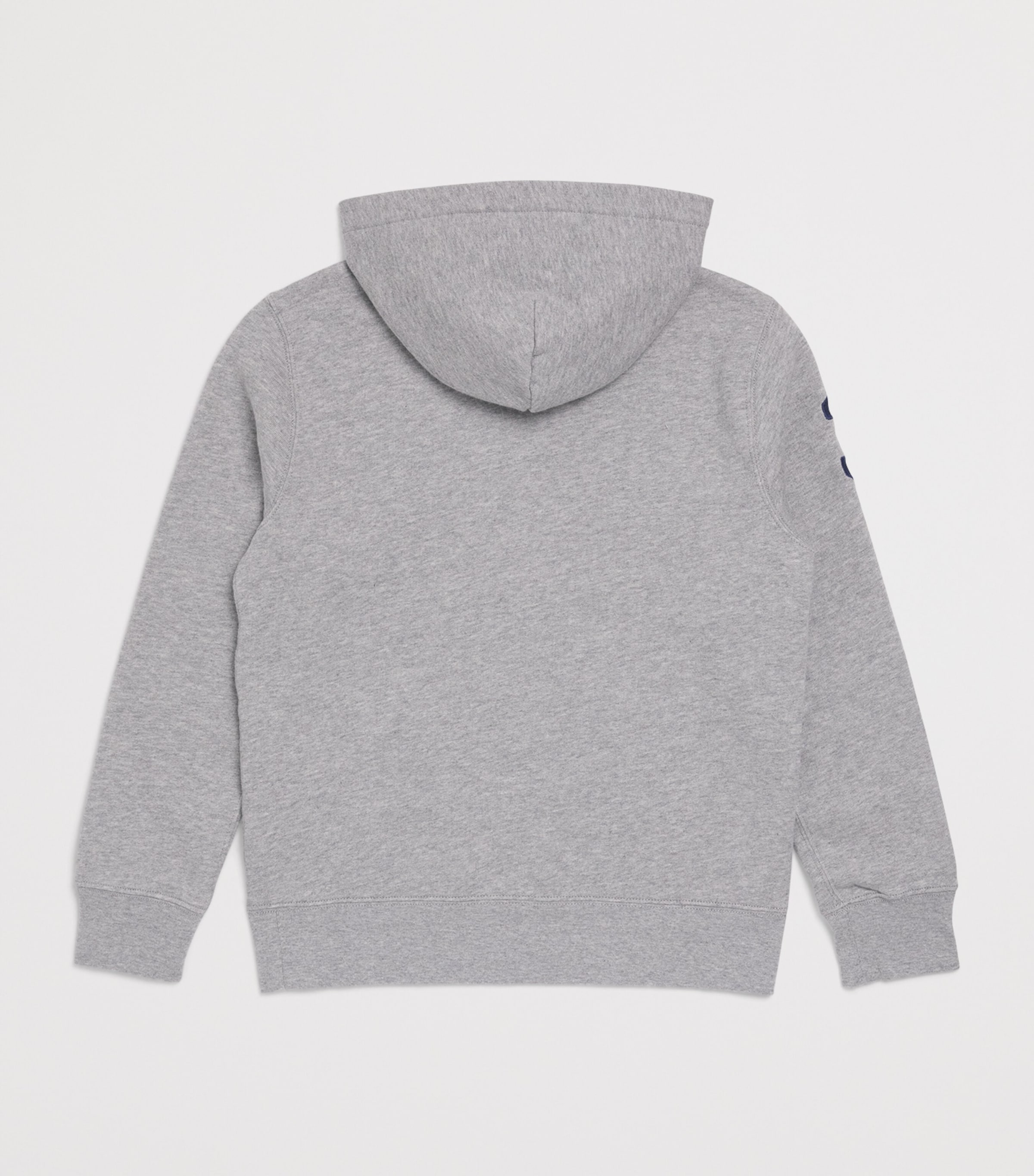 Ralph Lauren Kids Cotton-Blend Polo Pony Hoodie (6-14 Years) Heather Image 2