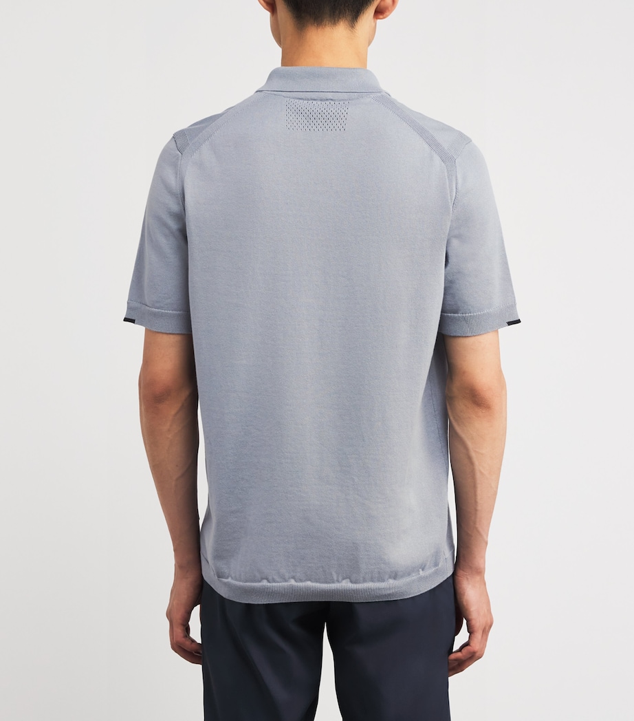 Cotton Short-Sleeve Ever-X Polo Shirt 026DARK GREY Image 4