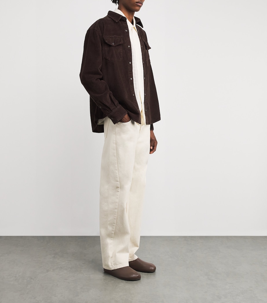 Corduroy Overshirt U71LP CORDUROY CFFE Image 2