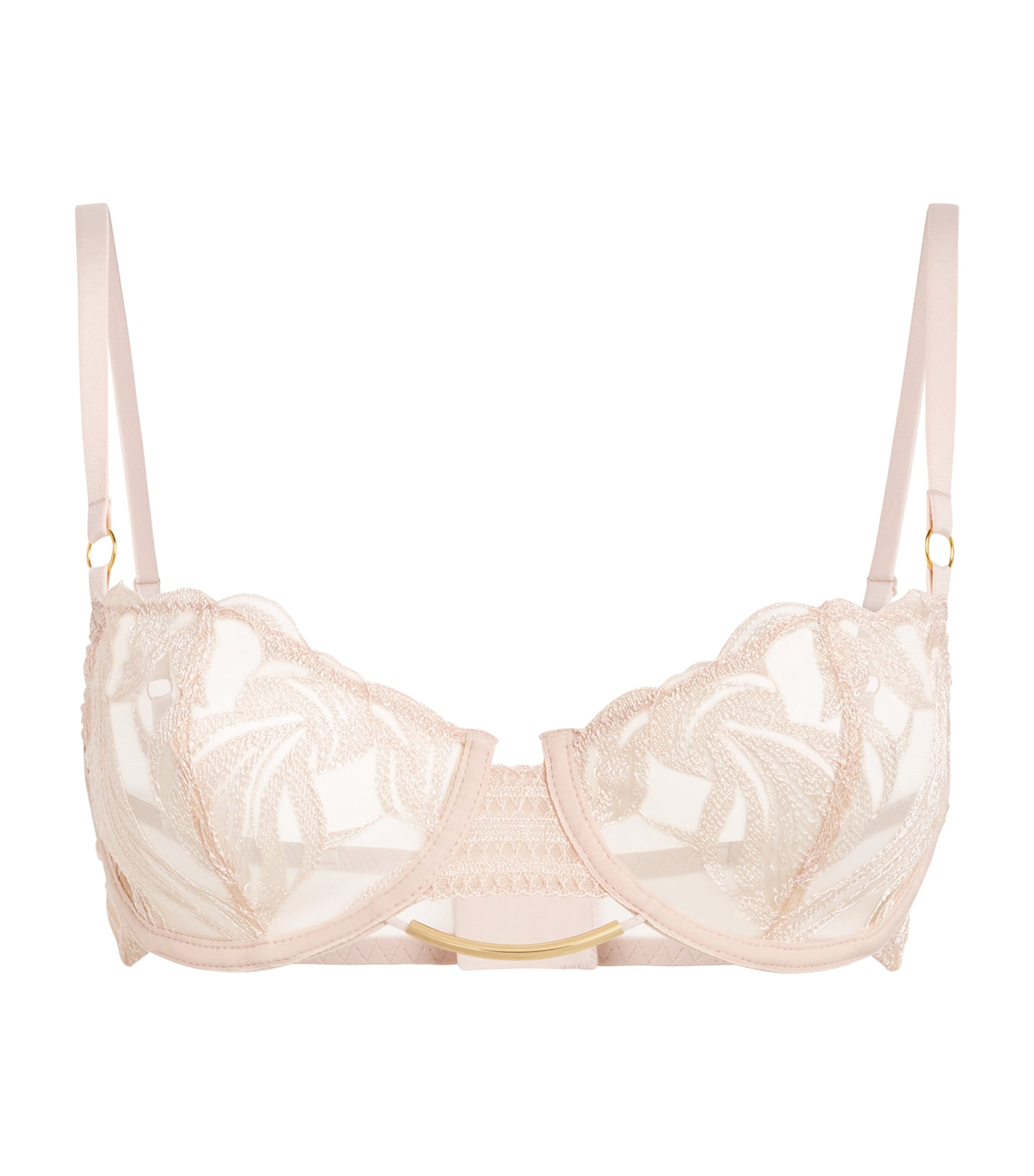 Aubade Into The Groove Half-cup Bra In Beige