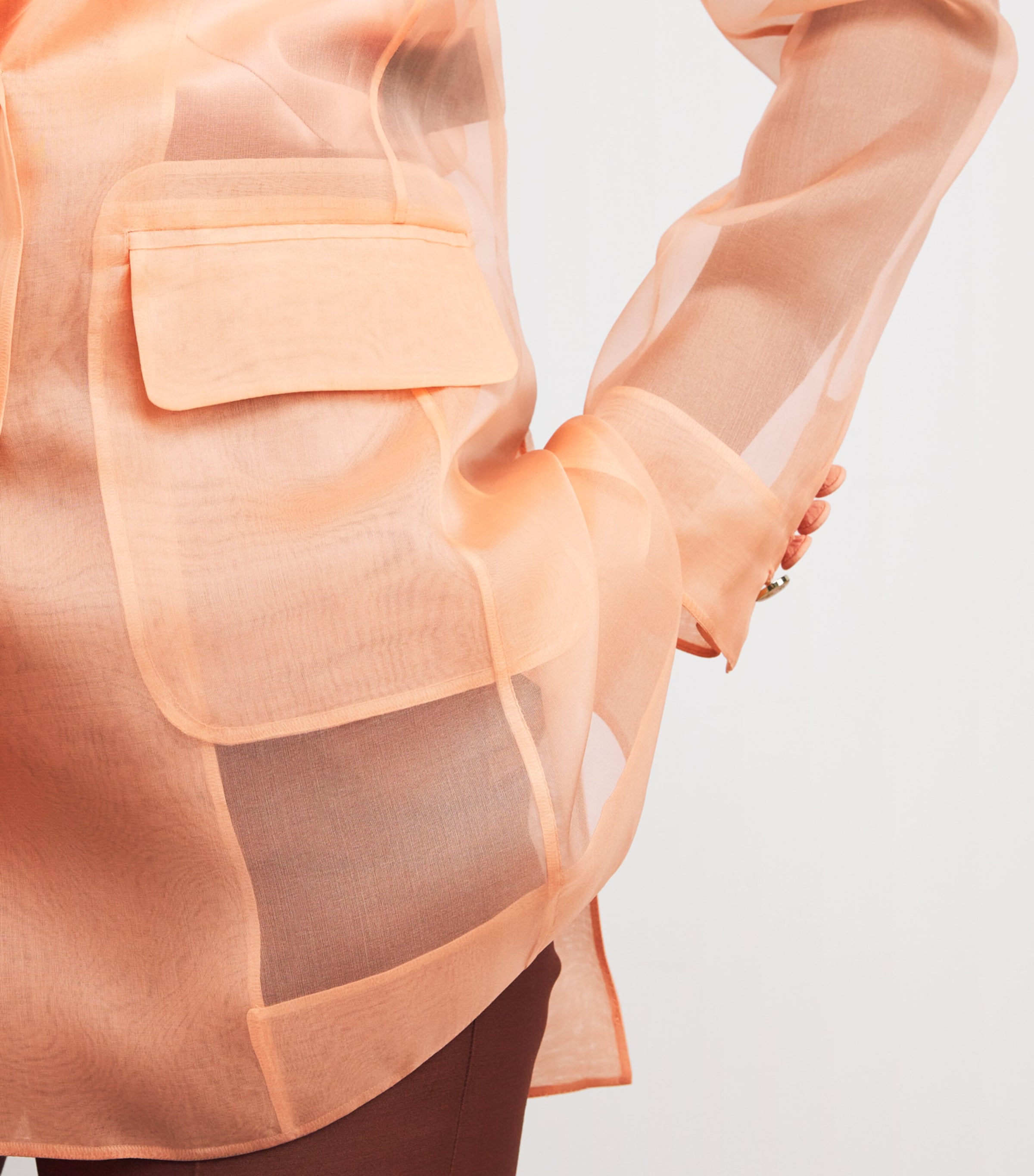 Max Mara Silk Organza Double-Breasted Blazer | Harrods US