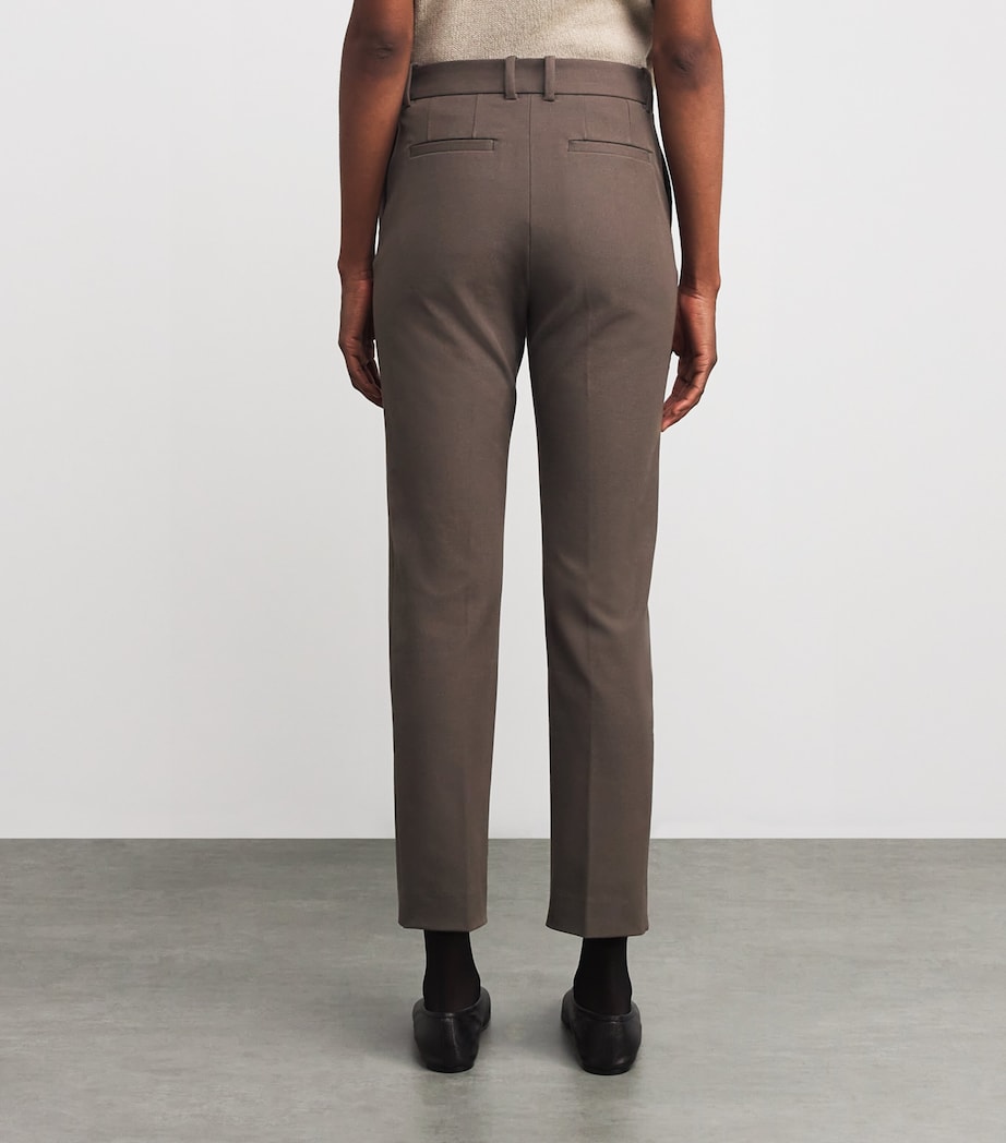 Stretch-Gabardine Coleman Trousers MUSHROOM Image 4