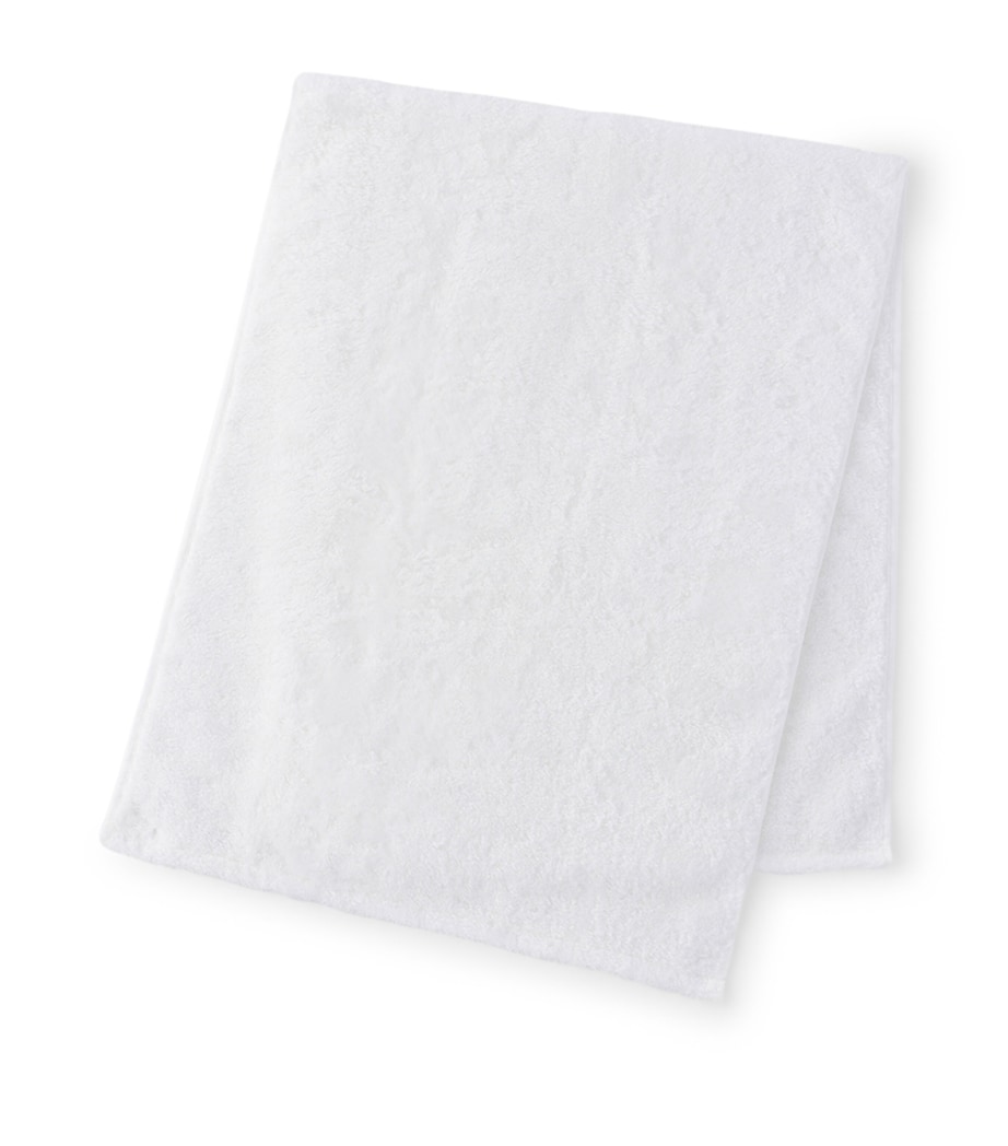 Cotton Superior Bath Towel (75cm x 150cm) WHITE Image 3