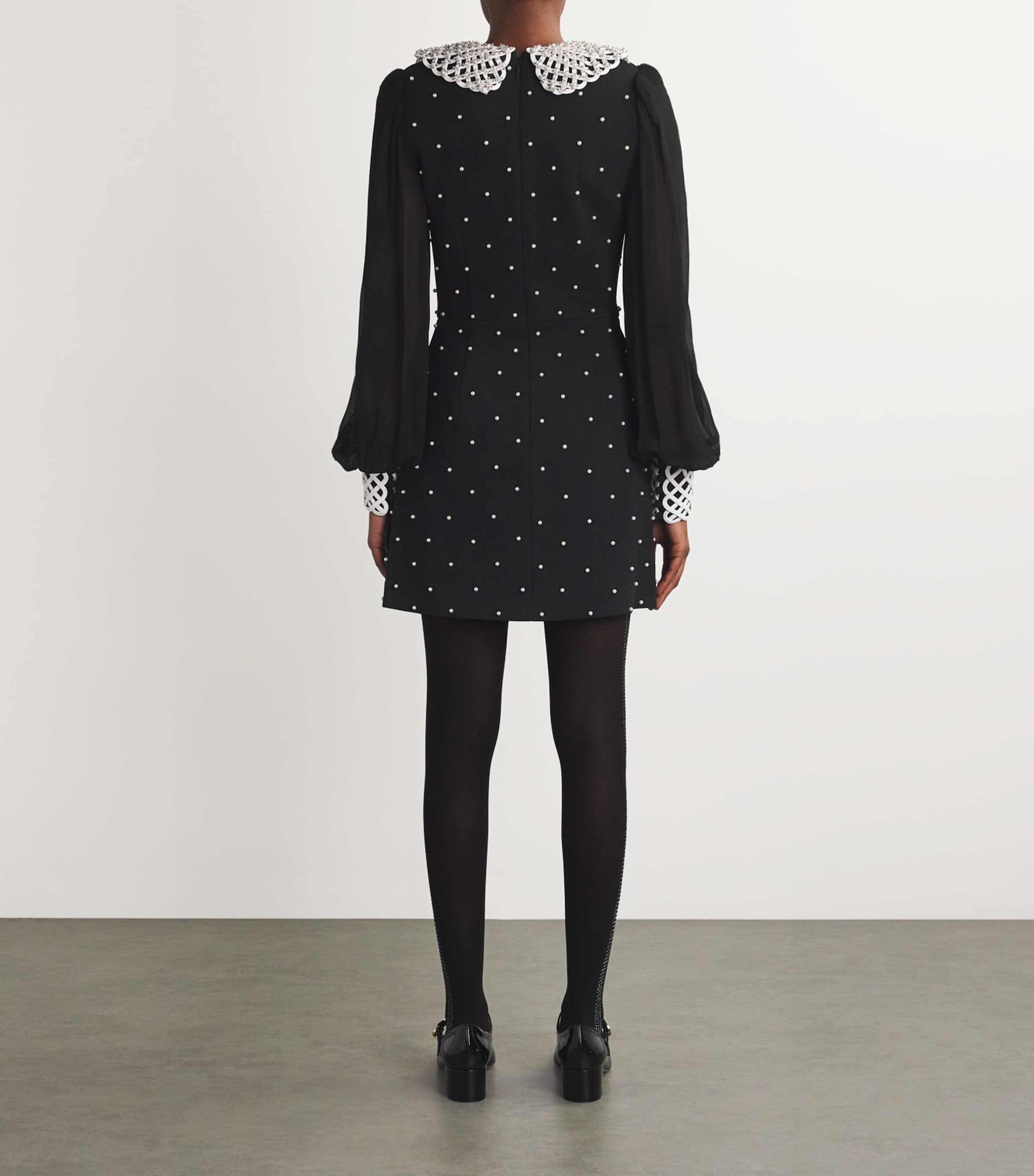 Rebecca Vallance Womens x Nicky Hilton Embellished Alivia Mini Dress Image 3